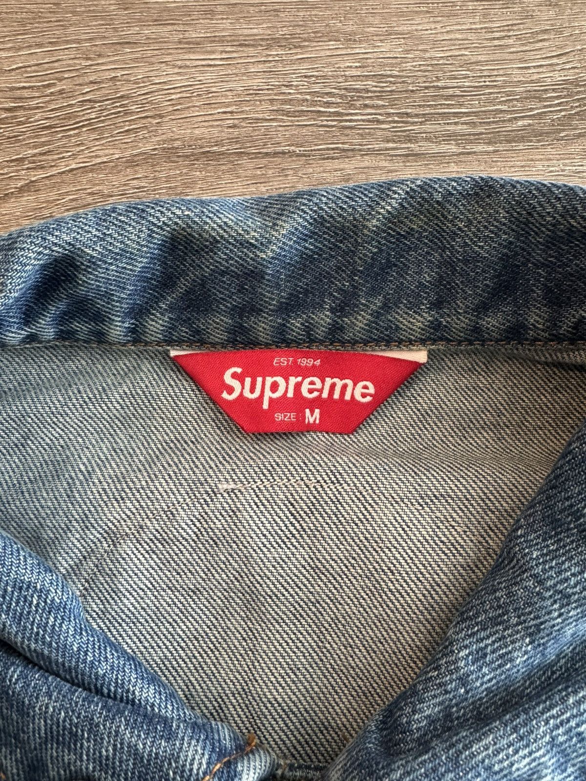 Supreme Supreme Patches Denim Trucker Jacket (Blue) — SS18 Size US M / EU 48-50 / 2 - 3 Thumbnail