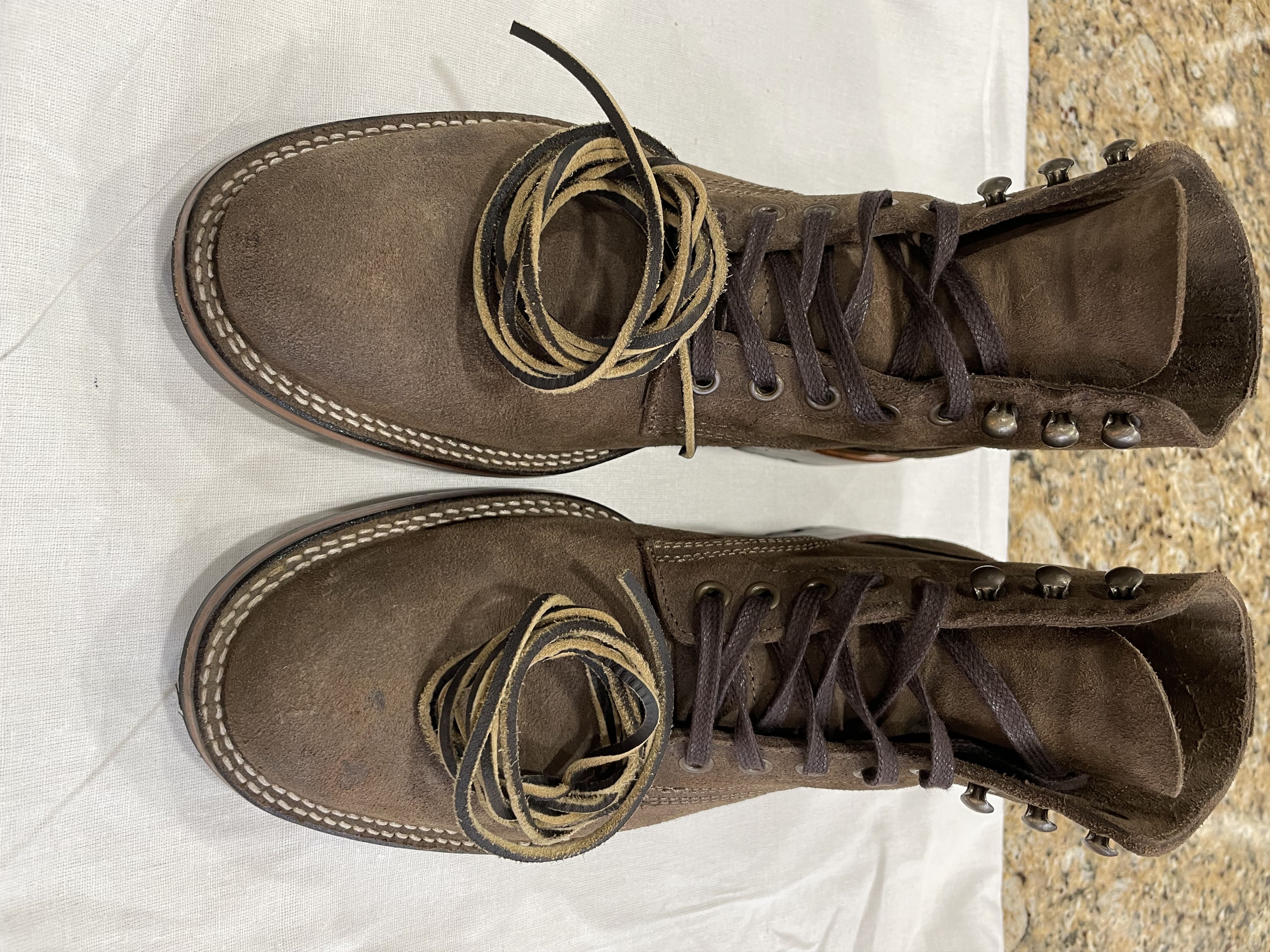 Parkhurst Parkhurst Allen Stitchdown in C.F. Stead Stone Waxed Mohawk Size US 8.5 / EU 41-42 - 2 Thumbnail