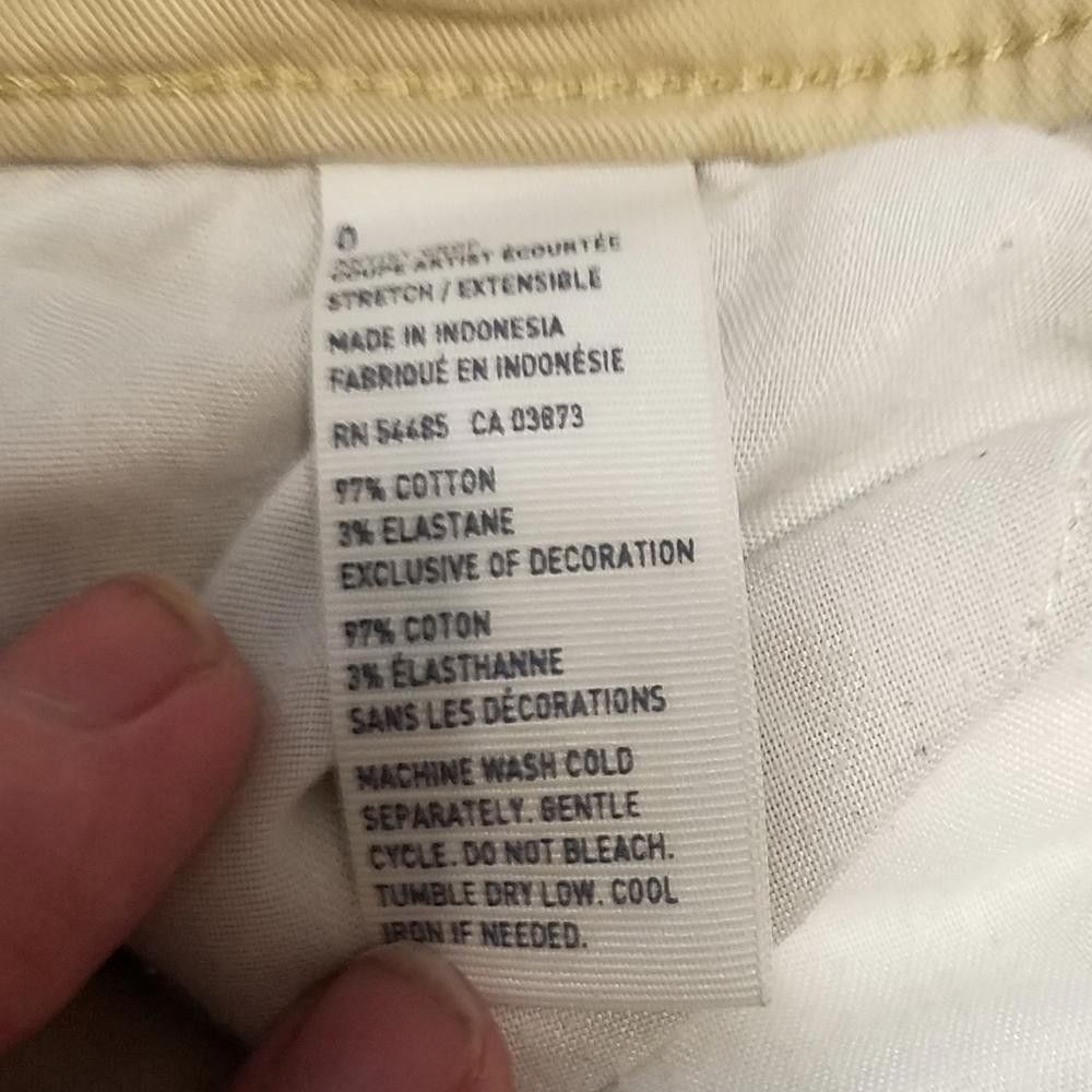 American Eagle Outfitters American Eagle Artist Crop Stretch Beige Jeans Size 0 Size 25" / US 0 / IT 36 - 4 Thumbnail