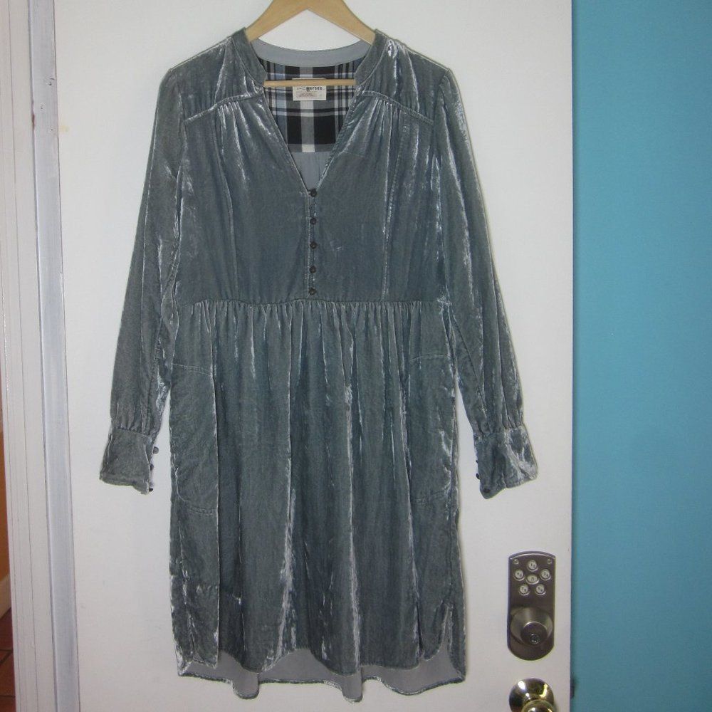 anthropologie holding horses velvet shirt dress Holding Horses Velvet Dress Sale