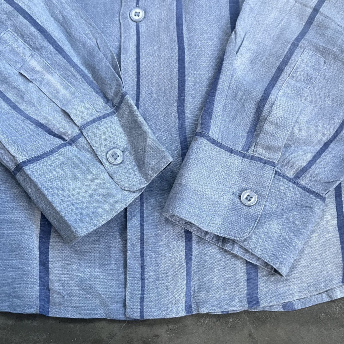 Adolfo Dominguez Adolfo Dominguez Stirpe Washed LS Shirt Size US XL / EU 56 / 4 - 5 Thumbnail