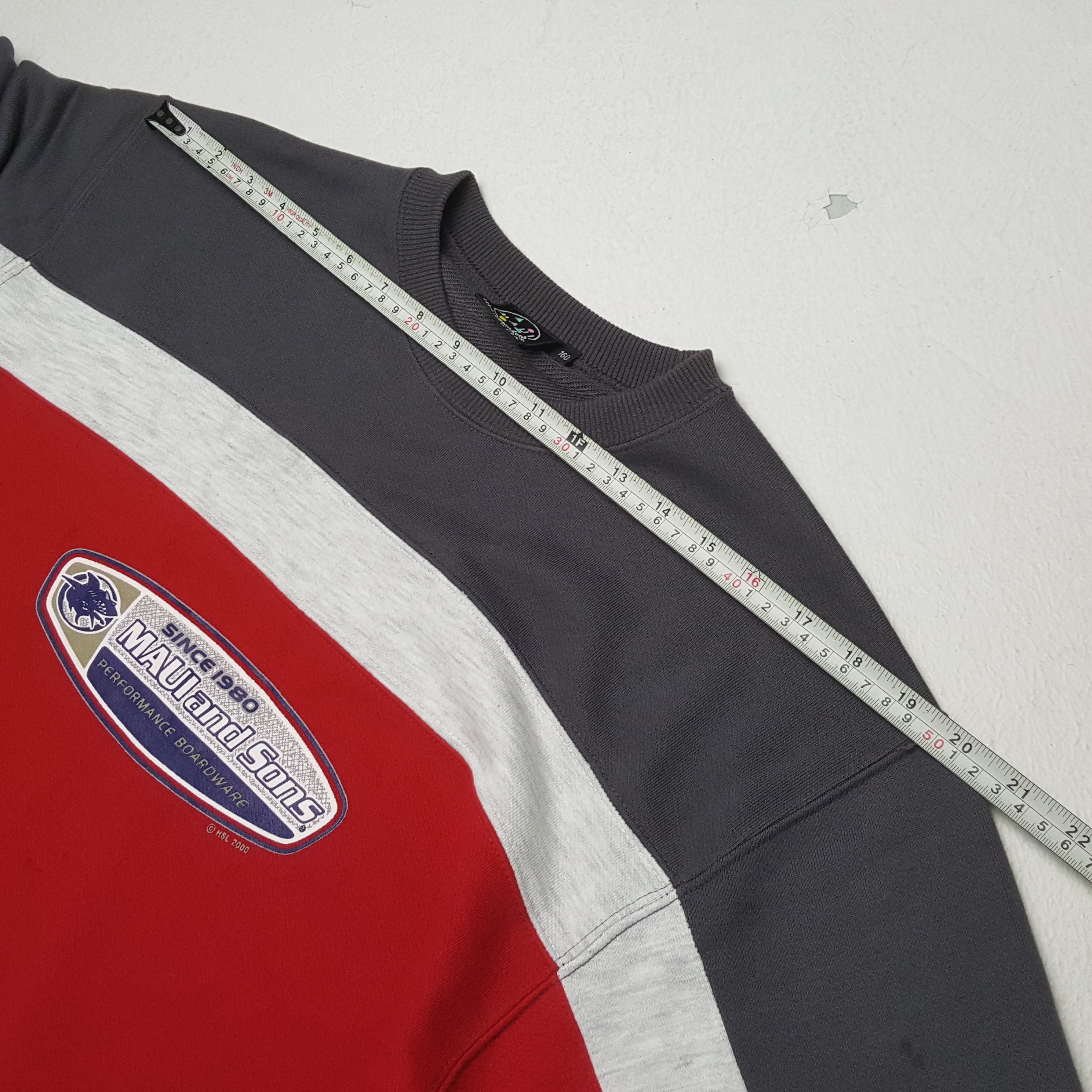 Maui and Sons × Vintage MAUI AND SONS Surfing Style Nice Design Sweatshirt Size US S / EU 44-46 / 1 - 4 Thumbnail