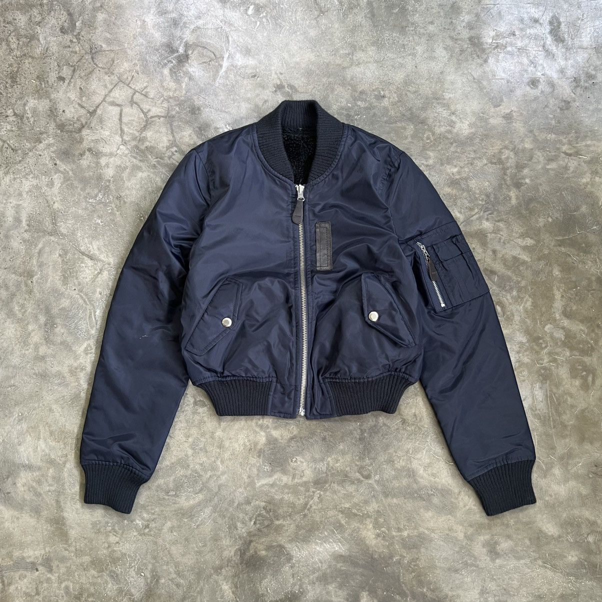 Hysteric Glamour 2000s SLY Reversible Crop Bomber Jacket Size US S / EU 44-46 / 1 - 1 Thumbnail