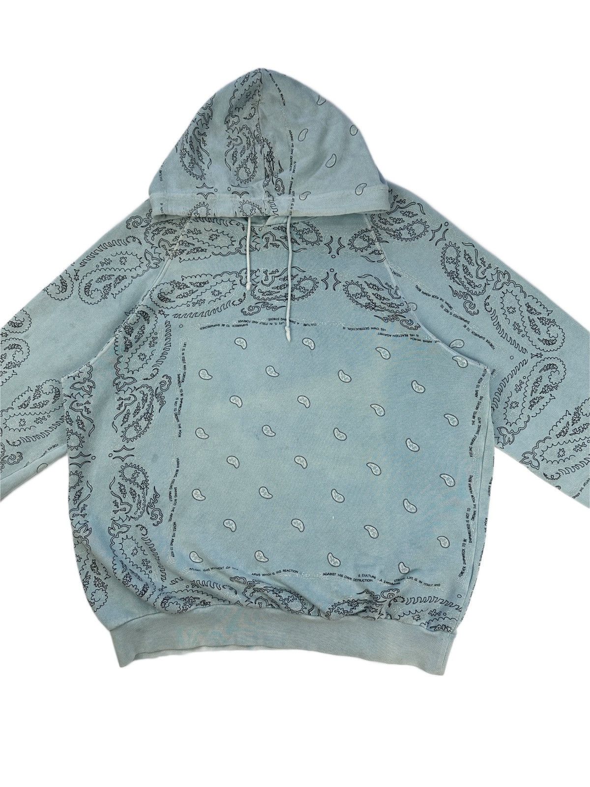 Raf Simons AW04 Waves Paisley Hoodie Size US S / EU 44-46 / 1 - 2 Thumbnail