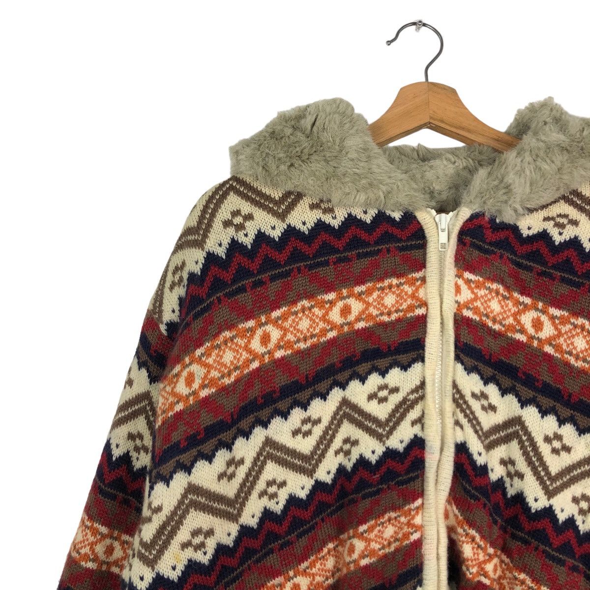 Hysteric Glamour 🔥90s Navajo Aztec Design Rio Brothers Striped Hoodie Winter Size US L / EU 52-54 / 3 - 7 Thumbnail