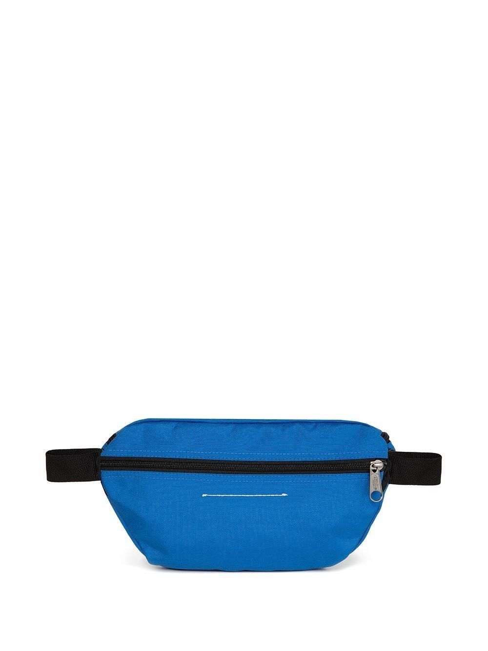 Eastpak × Maison Margiela MM6 x Eastpak 2-Label Box Logo Zip Waist Belt Bag Blue Size ONE SIZE - 5 Thumbnail
