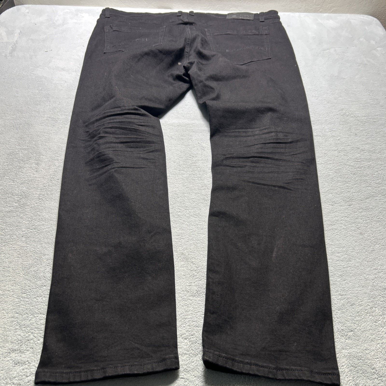 JNCO Relaxed Straight Leg Jeans Mens 44x32 Rips Loose Hamilton Size US 44 / EU 60 - 2 Thumbnail