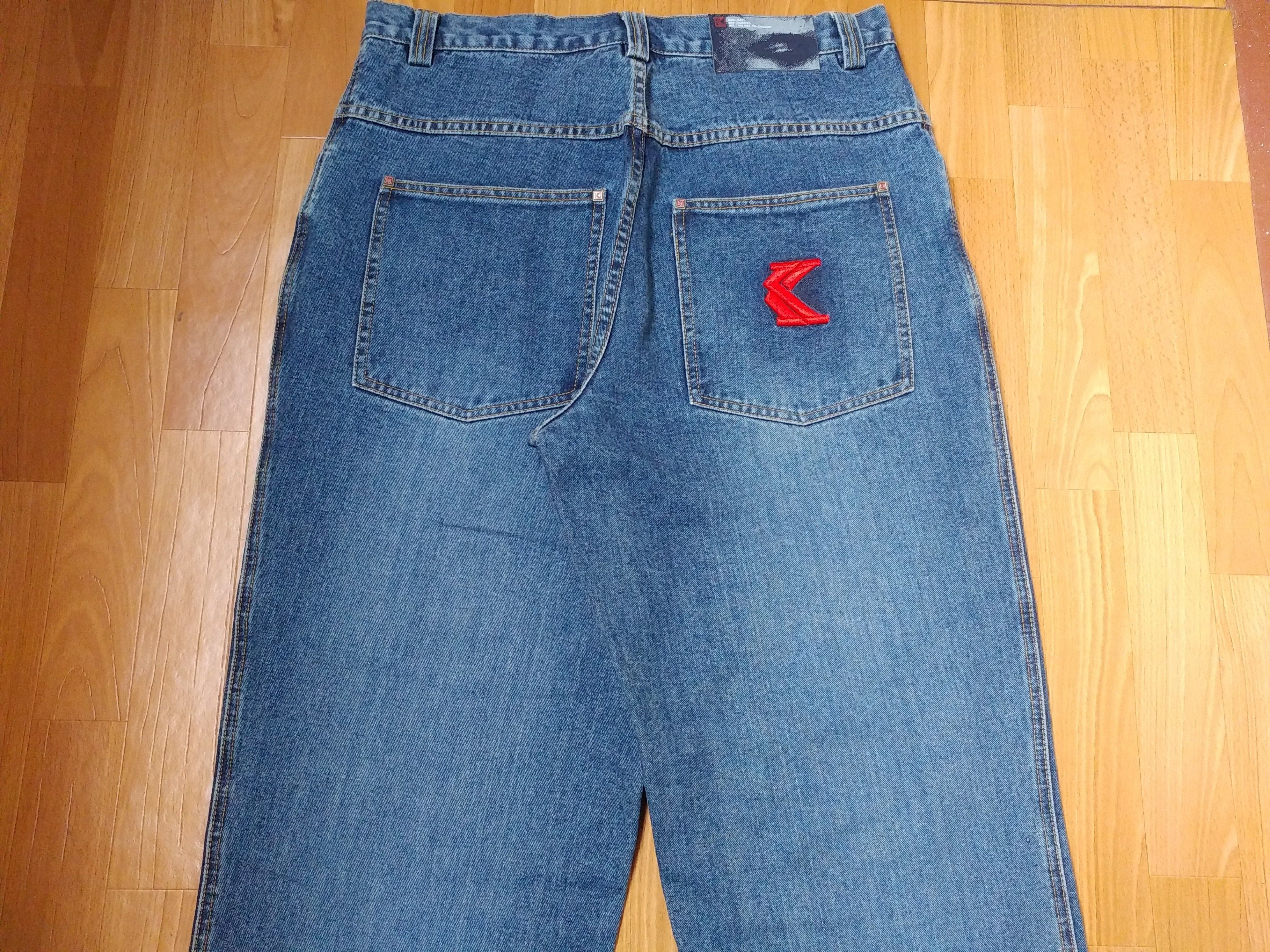 Karl Kani KARL KANI jeans, baggy, vintage Kani jeans, 90s hip hop W 34 Size US 34 / EU 50 - 3 Thumbnail