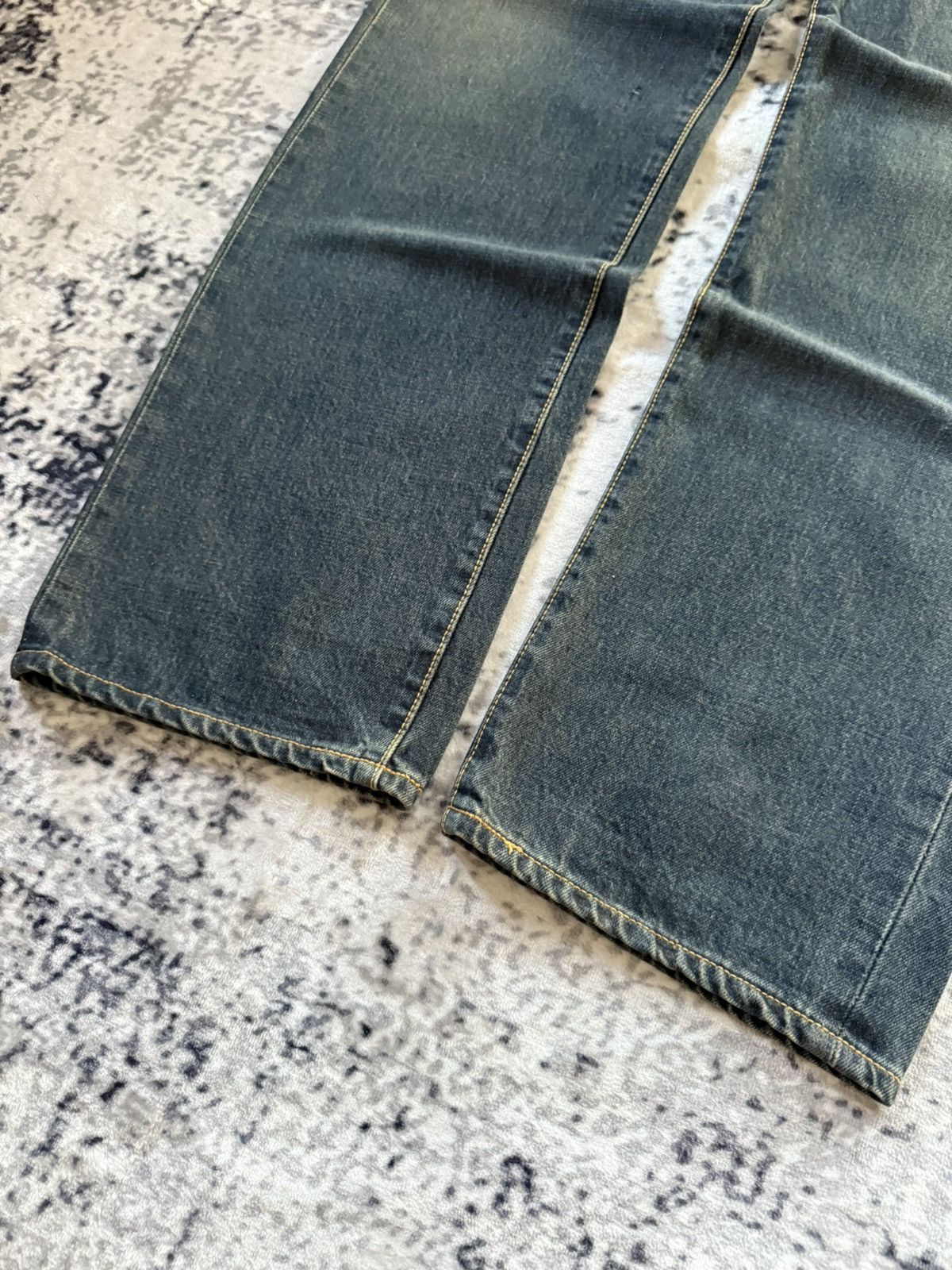 Edwin EDWIN 505 Type 1 OG Mud Wash Selvedge Loose Jeans Size US 30 / EU 46 - 6 Thumbnail