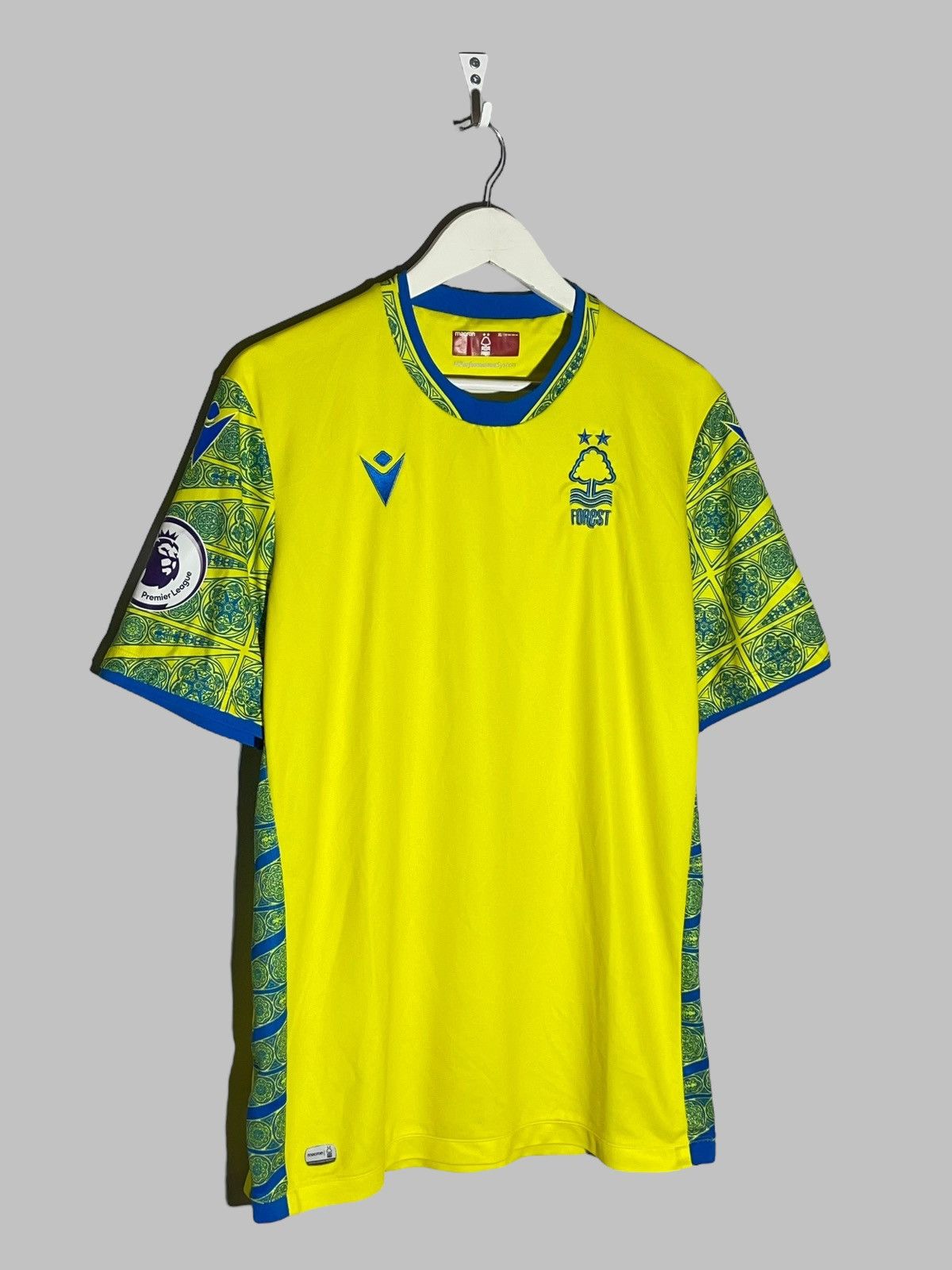 Macron #10 Gibbs-White Nottingham Forest Macron 2022/23 Away Jersey Size US XL / EU 56 / 4 - 2 Thumbnail
