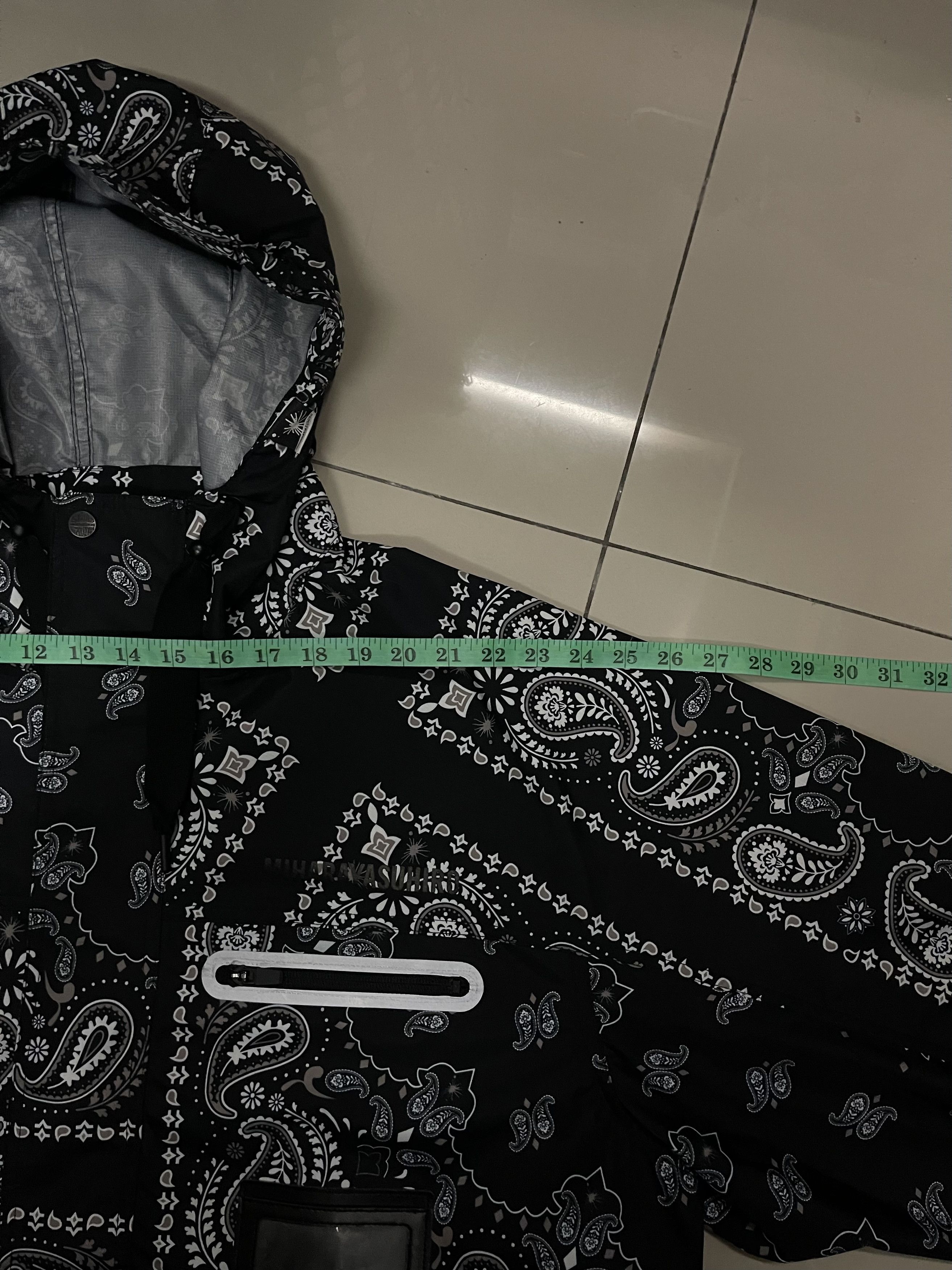 GU × Japanese Brand × Maison MIHARA YASUHIRO Miharayasuhiro Black Bandana Paisley BALACLAVA jacket Size US L / EU 52-54 / 3 - 15 Thumbnail