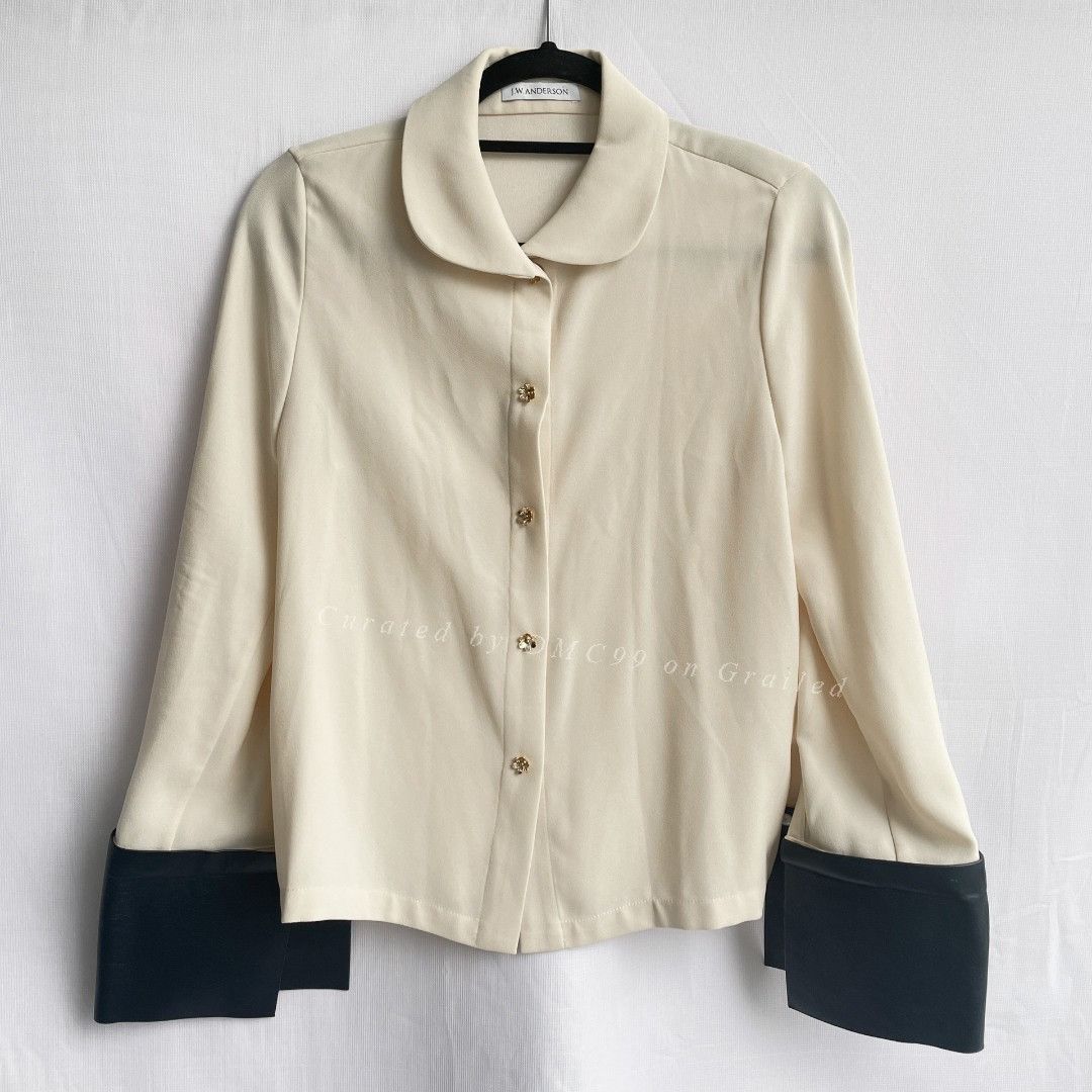 JW Anderson JW Anderson Doll Collar Sheepskin Shirt Size S / US 4 / IT 40 - 1 Thumbnail