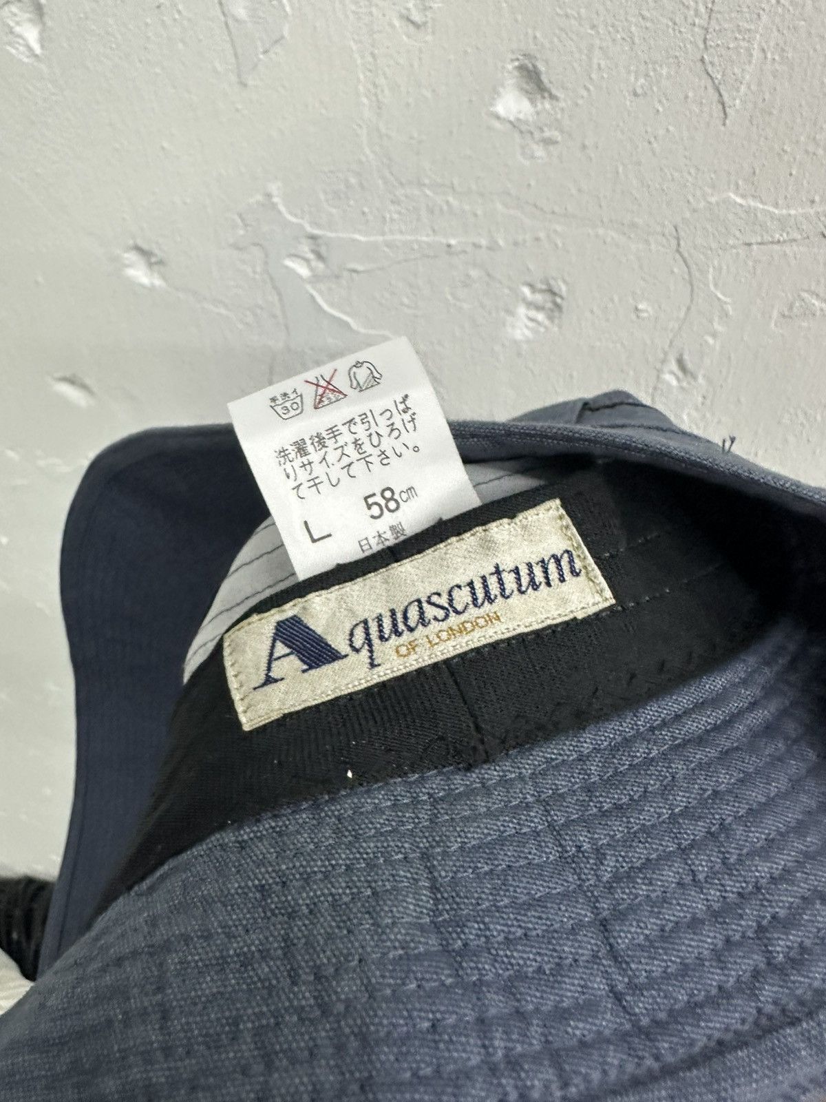 Aquascutum VTG Aquascutum Bucket Hat Size ONE SIZE - 7 Thumbnail