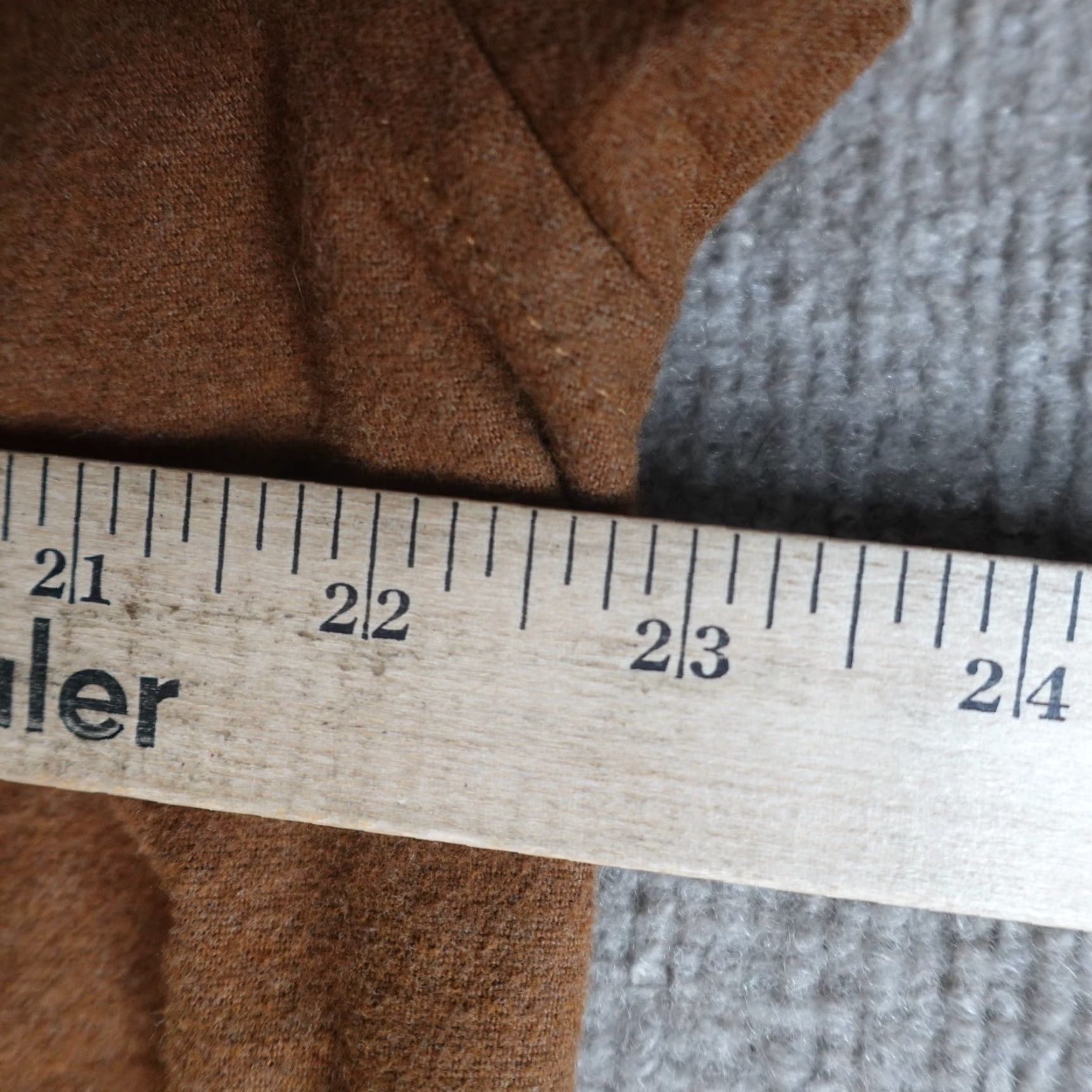 Muji MUJI Mens Shirt XL Beige Solid Button Down Flannel Solid 100% Cotton Size US XL / EU 56 / 4 - 2 Thumbnail