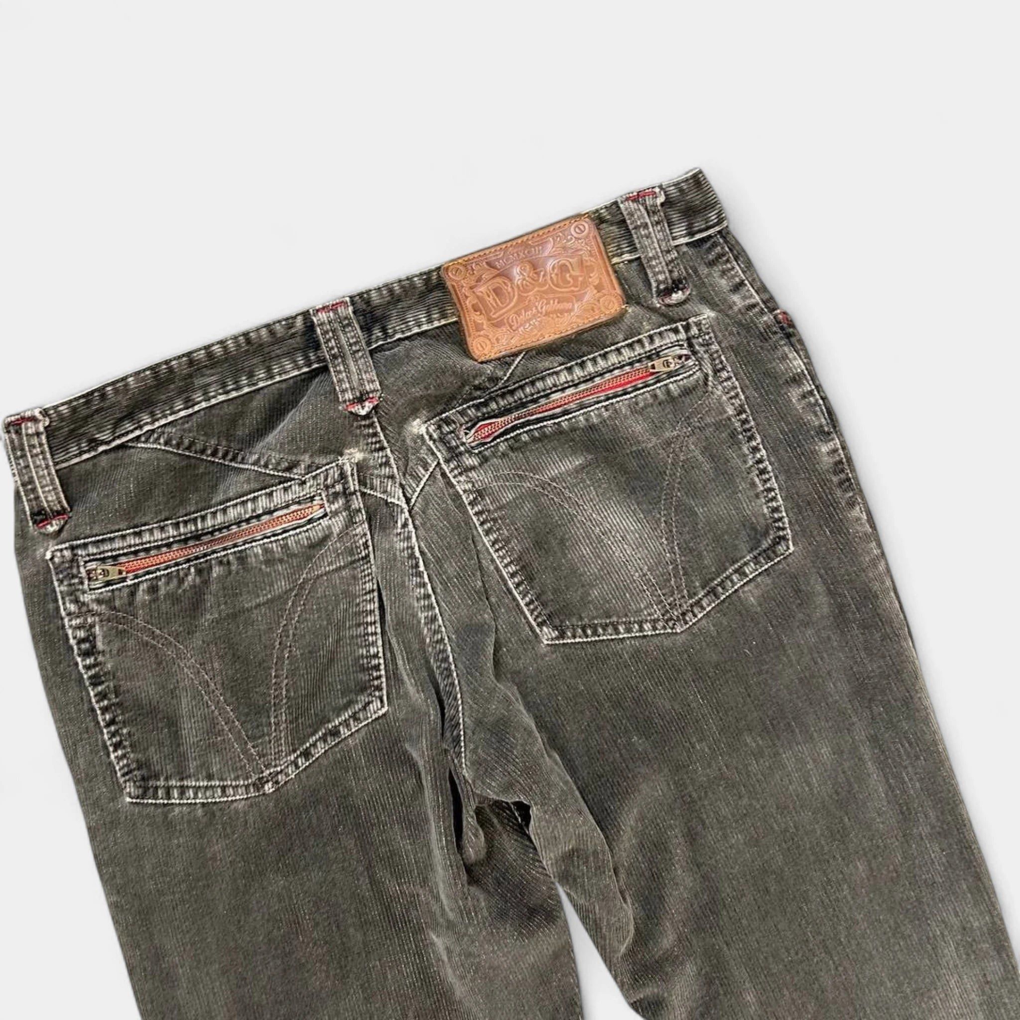 Dolce & Gabbana Dolce & Gabbana Brown Corduroy Pants Size US 30 / EU 46 - 4 Thumbnail