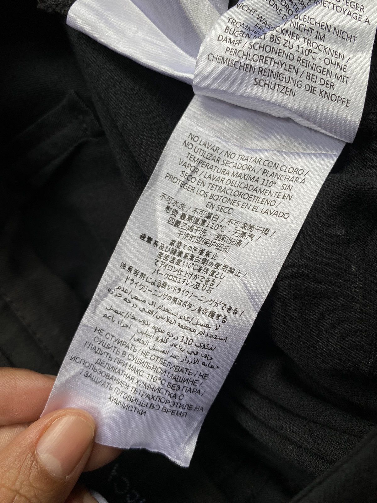 Stella McCartney STELLA/MCCARTNEY Black Cargo Pants with Zipper Pockets Size 29" - 8 Thumbnail