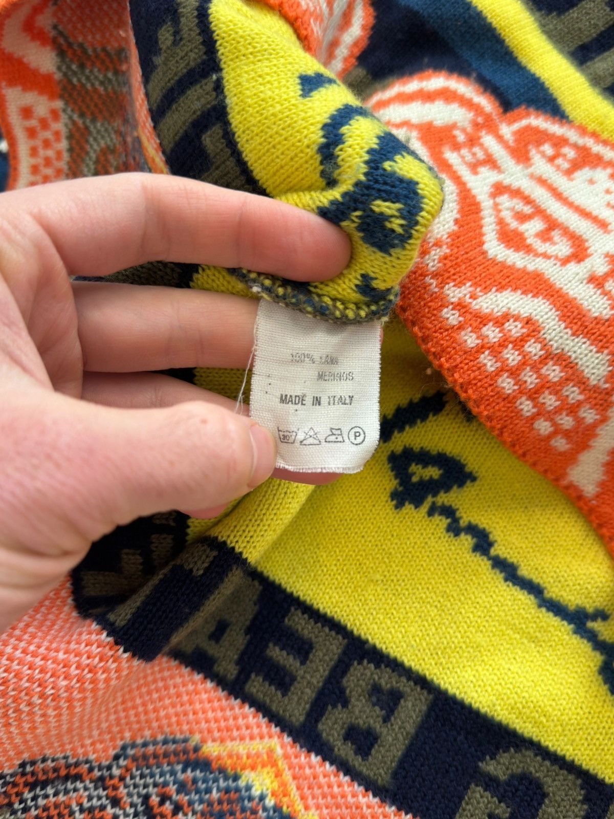 Walter Van Beirendonck 1986~ Horny Languages Oversized Knit Size US L / EU 52-54 / 3 - 12 Thumbnail