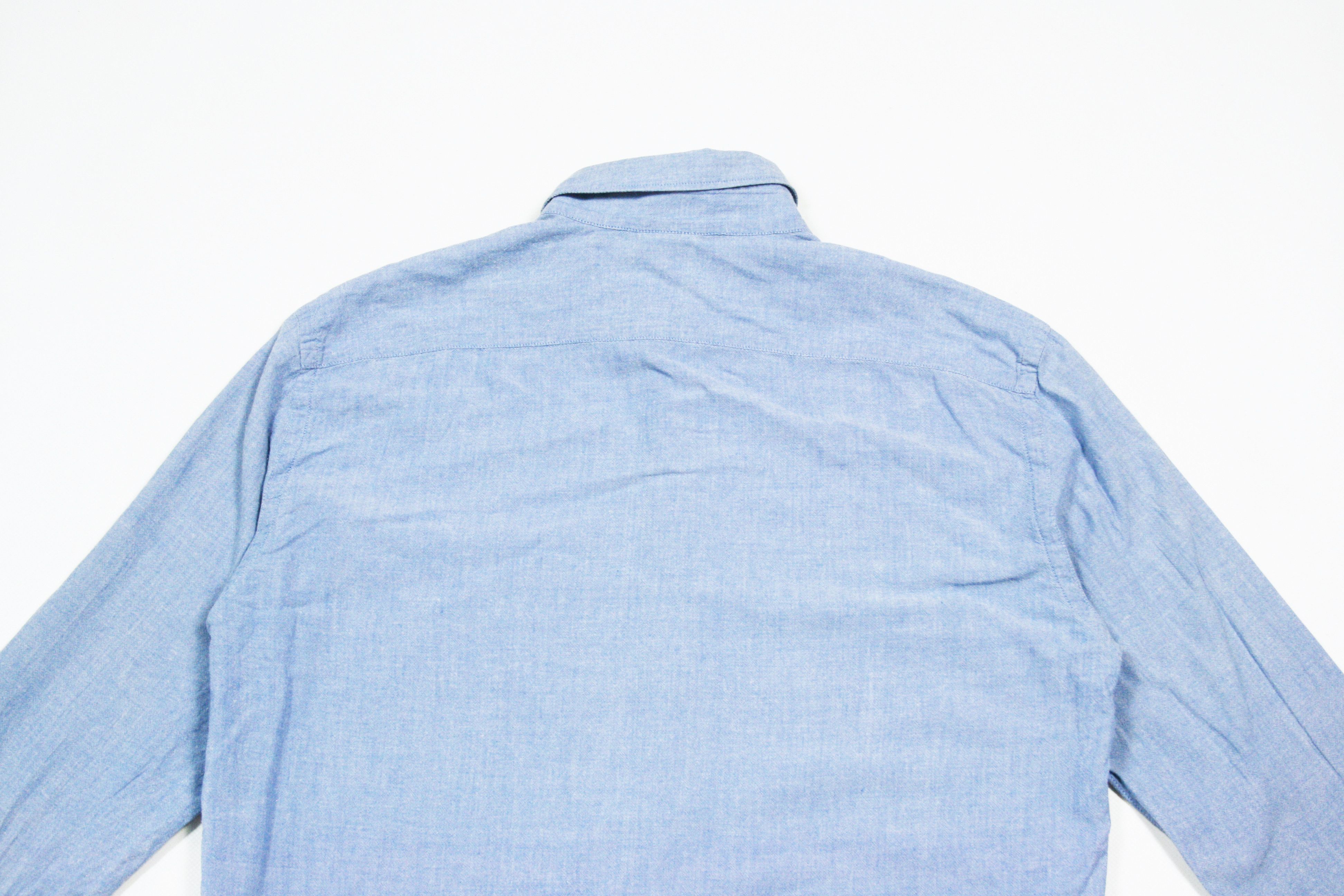 Aspesi Classic Cotton Chambray Shirt Size US M / EU 48-50 / 2 - 4 Thumbnail