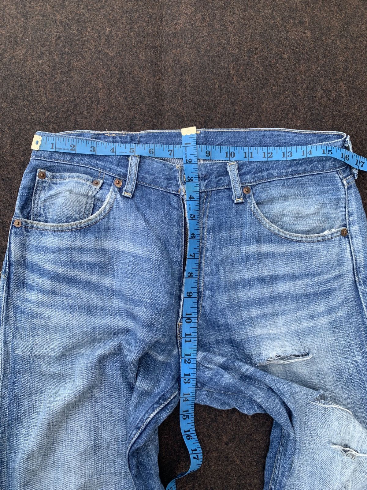 Levi's DISTRESSED LEVIS 503 NICE FADE.MADE IN JAPAN 🇯🇵 Size US 32 / EU 48 - 6 Thumbnail