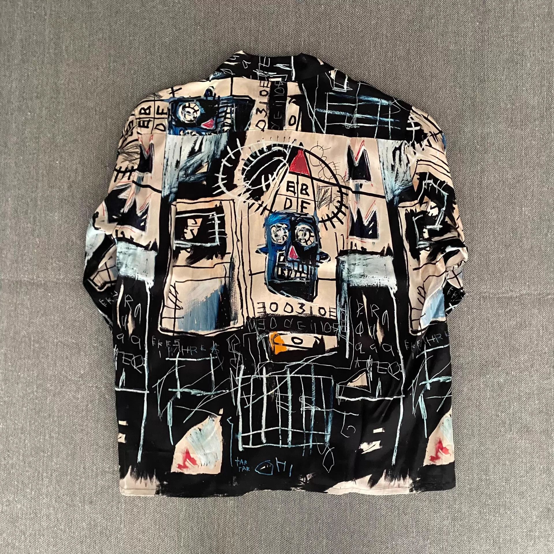 Wacko Maria Wacko Maria x Basquiat Long Sleeve Hawaiian Shirt XL Size US XL / EU 56 / 4 - 2 Thumbnail