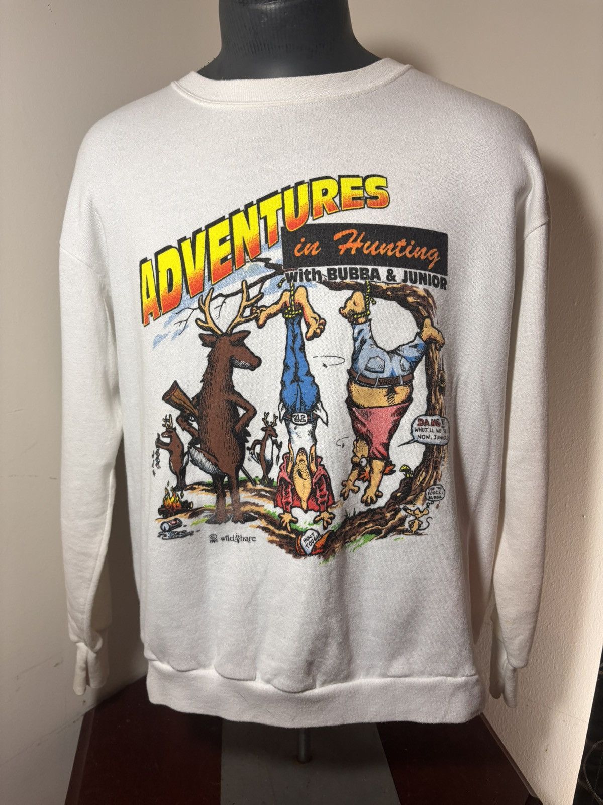 Delta × Other × Vintage Vintage 90s bubba & junior sweatshirt Size US XL / EU 56 / 4 - 1 Thumbnail