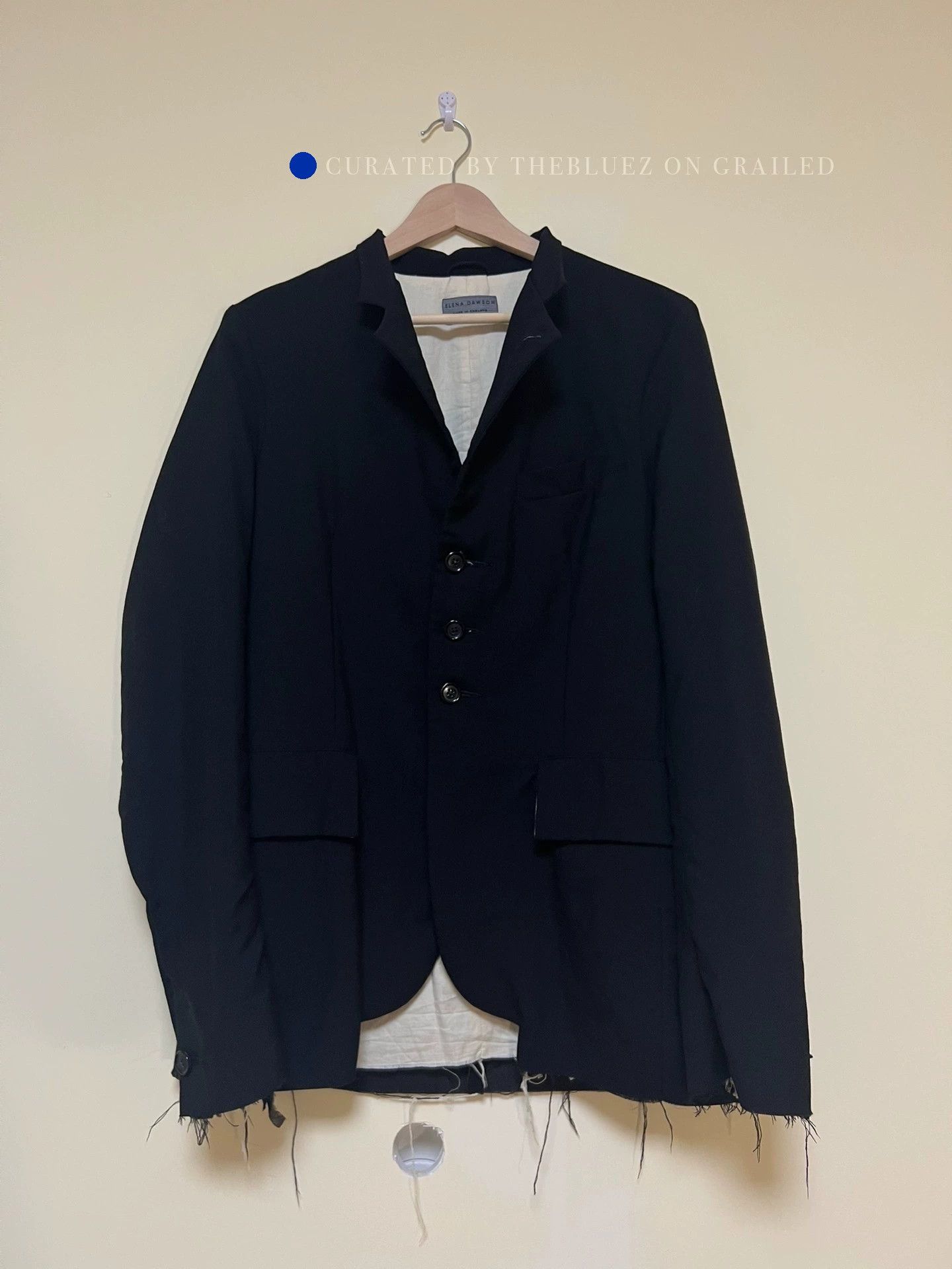 Elena Dawson Elena Dawson 8 Button Black Blazer | Grailed