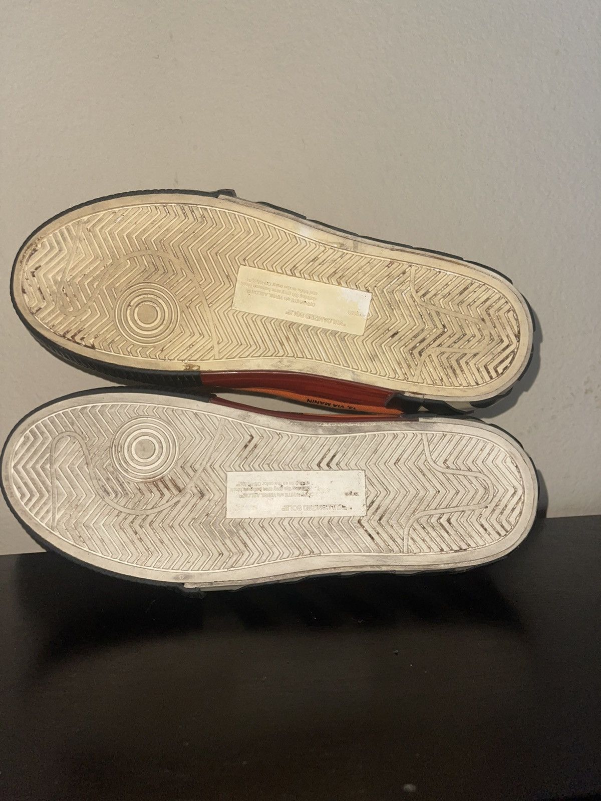 Off-White Off White Vulcanized Low Orange Black Men’s US Size 8 Size US 8 / EU 41 - 10 Thumbnail