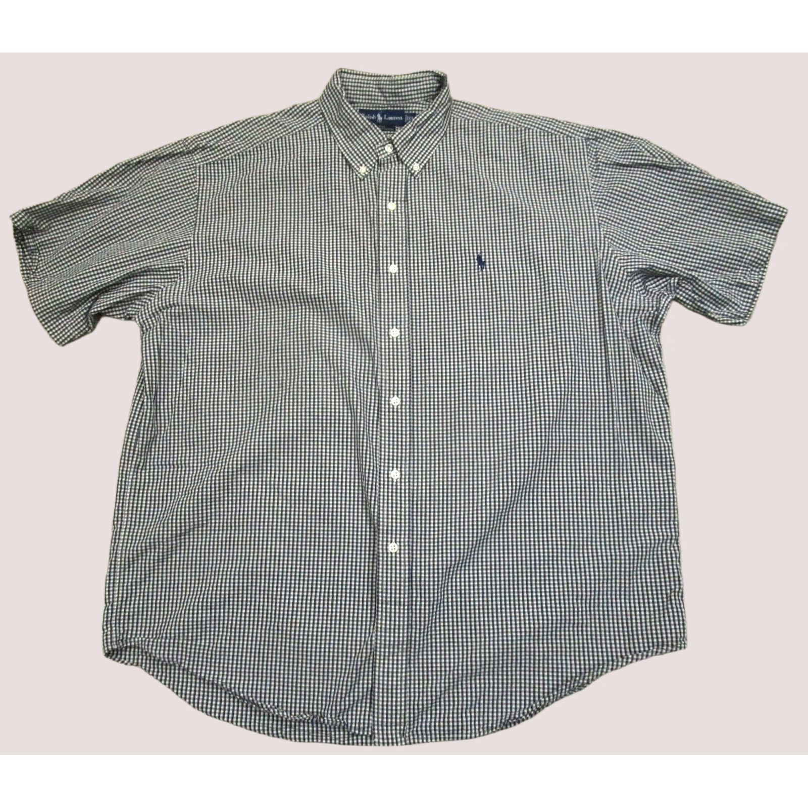 Polo Ralph Lauren Polo Ralph Lauren Shirt Men XL Blue White Check Blake Long Sleeve Button Down Size US XL / EU 56 / 4 - 1 Thumbnail