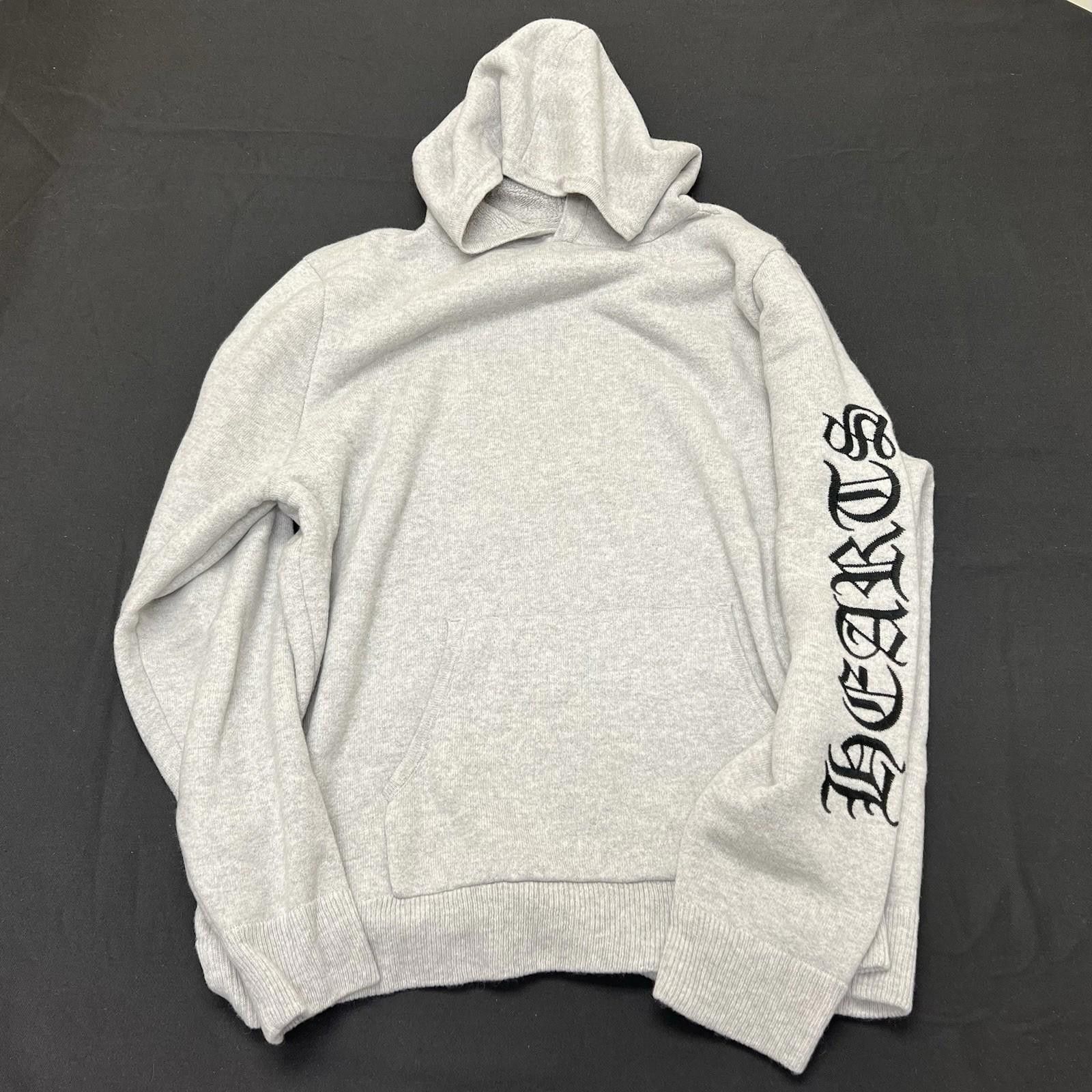 Chrome Hearts Chrome Hearts Life Sentence Embroidered Logo Cashmere Hoodie Size US XL / EU 56 / 4 - 1 Thumbnail
