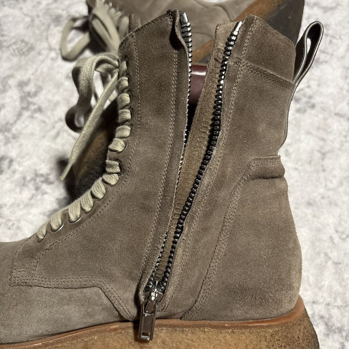 Rick Owens Rick Owens Mainline SS21 Phlegethon Para Combat Boots Dust Size US 9 / EU 42 - 9 Thumbnail