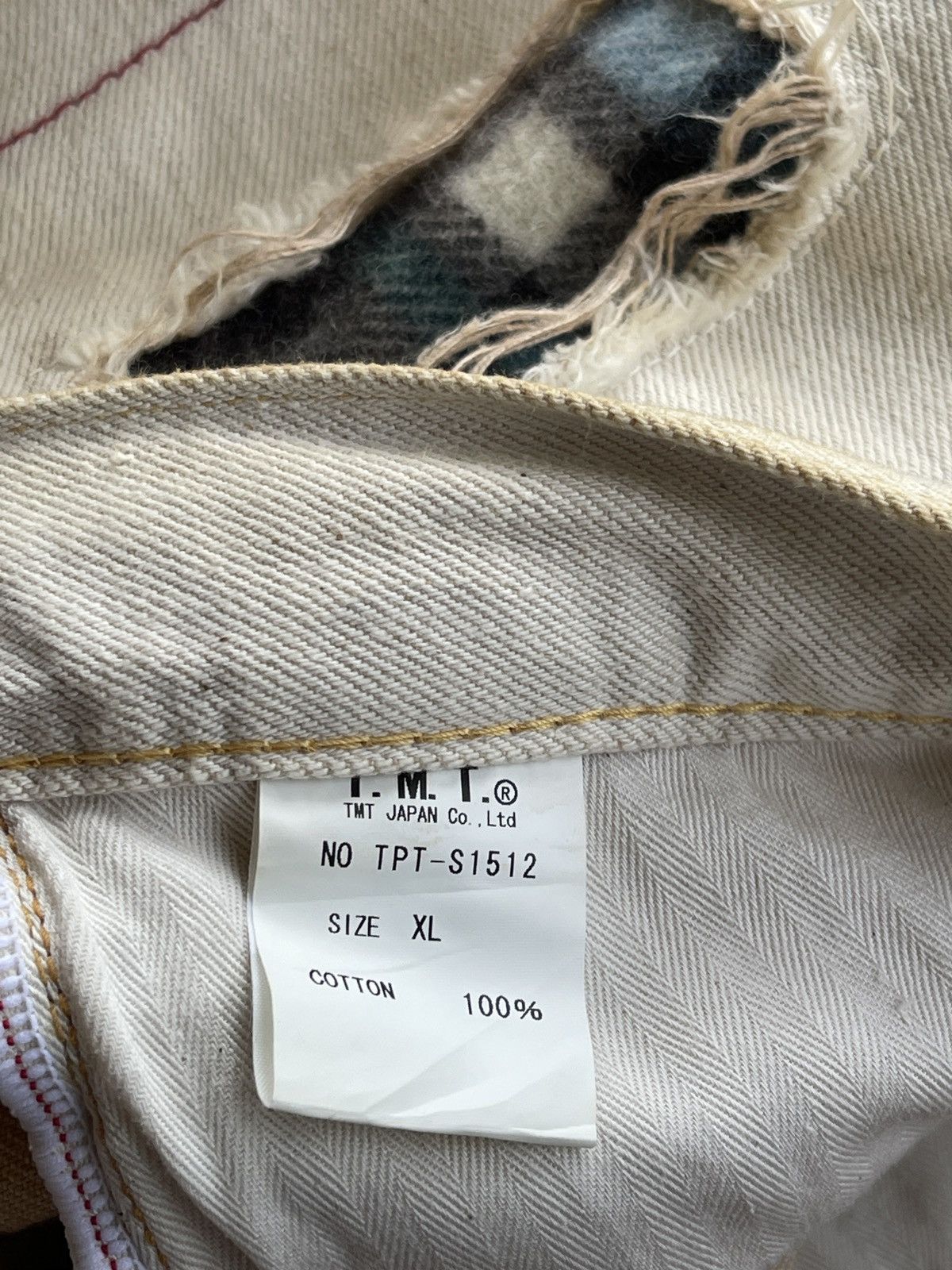 TMT TMT Japan Distressed Dirty Patchwork Pattern Denim Size US 34 / EU 50 - 8 Thumbnail