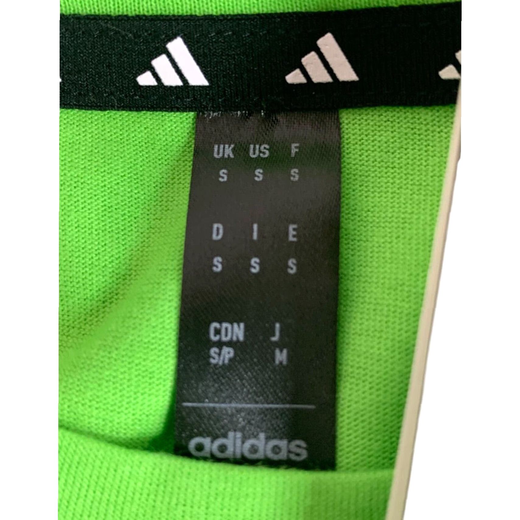 Adidas Adidas T-Shirt Mens Small Short Sleeve Lucid Lime Green IM4249 Size US S / EU 44-46 / 1 - 7 Thumbnail
