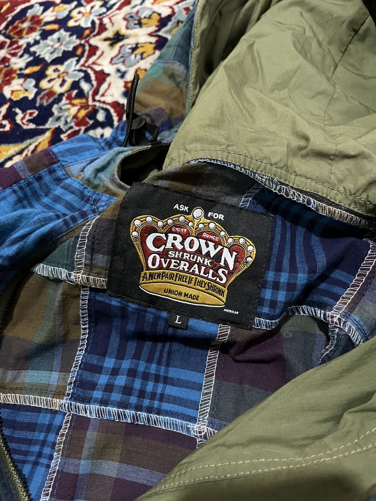 Other Patchwork ziphoodie by crown union made Size L / US 10 / IT 46 - 7 Thumbnail