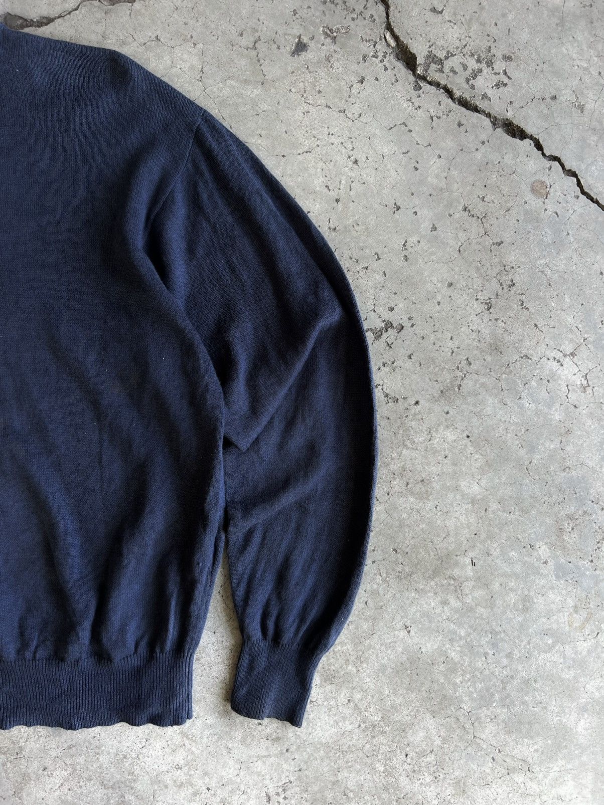 Issey Miyake Vintage 80s TÊTE HOMME Katoh Kazutaka Mock Neck Sweater Size US M / EU 48-50 / 2 - 5 Thumbnail