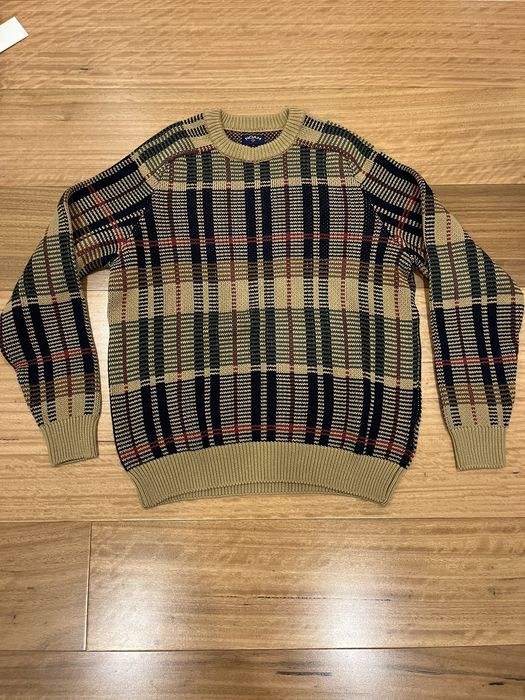 Noah Noah NY Plaid Cotton Sweater | Grailed