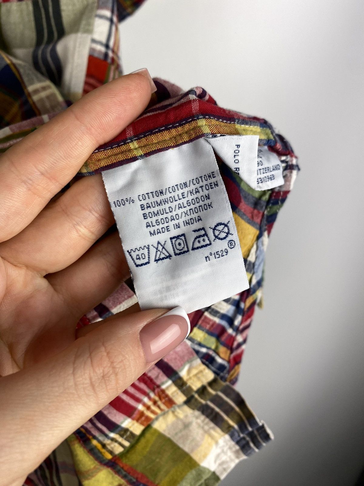 Polo Ralph Lauren Polo by Ralph Lauren VTG patchwork S/S button up shirt Size US L / EU 52-54 / 3 - 12 Thumbnail