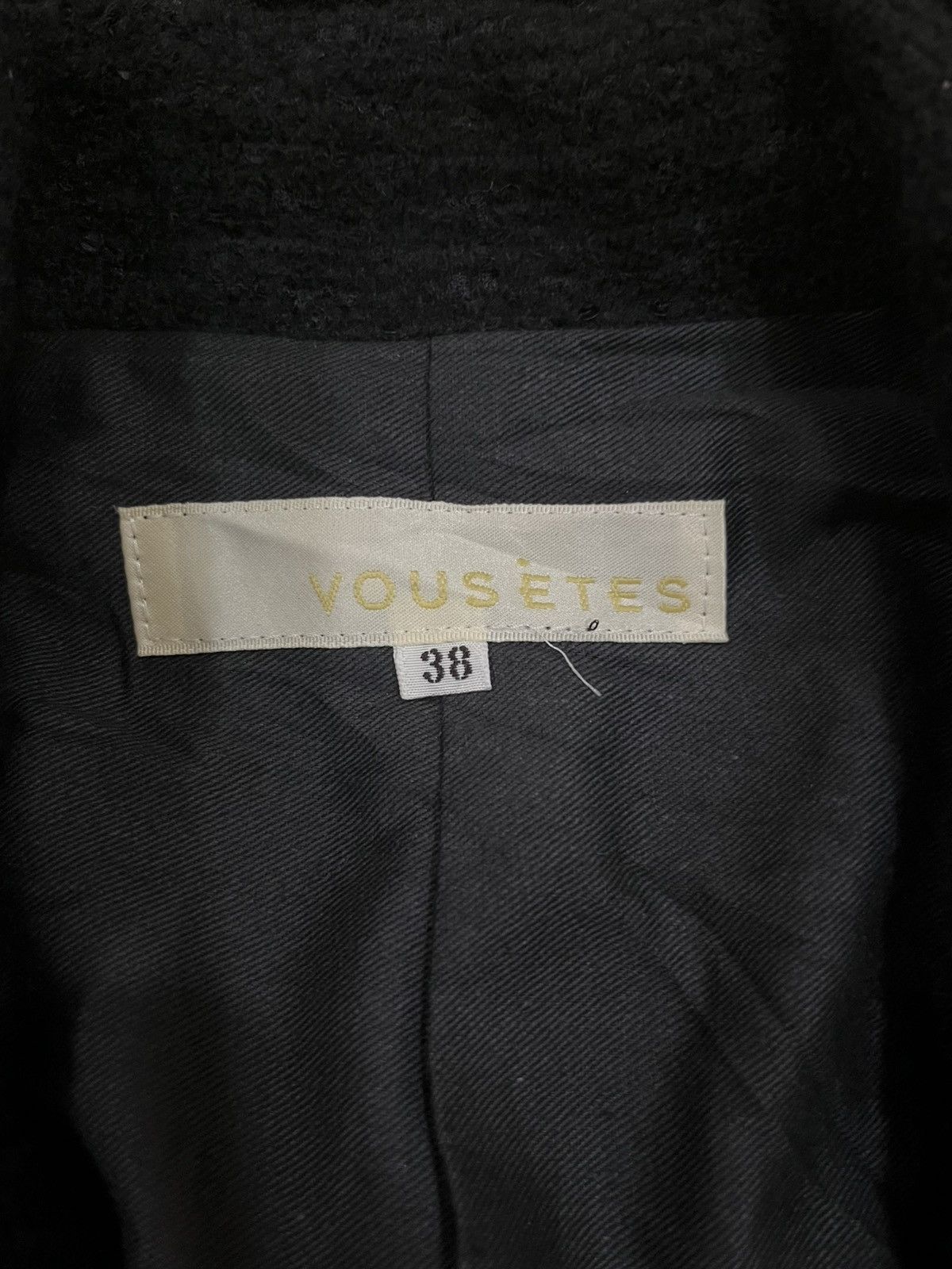 Japanese Brand VOUS ETES WOMEN JAKET VINTAGE Size M / US 6-8 / IT 42-44 - 4 Thumbnail