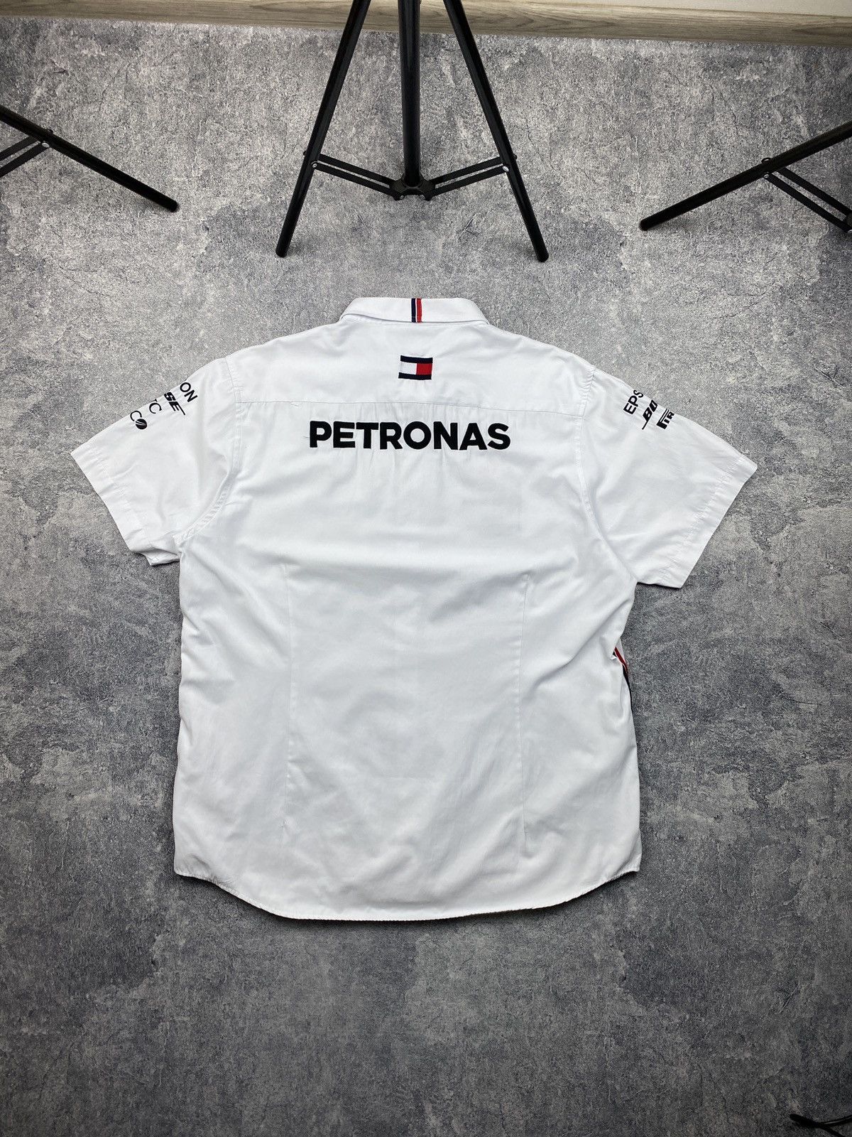 Japanese Brand × Mercedes-Benz MERCEDES BENZ AMG PETRONAS SHIRT BUTTON UPS F1 Size US XXL / EU 58 / 5 - 2 Thumbnail