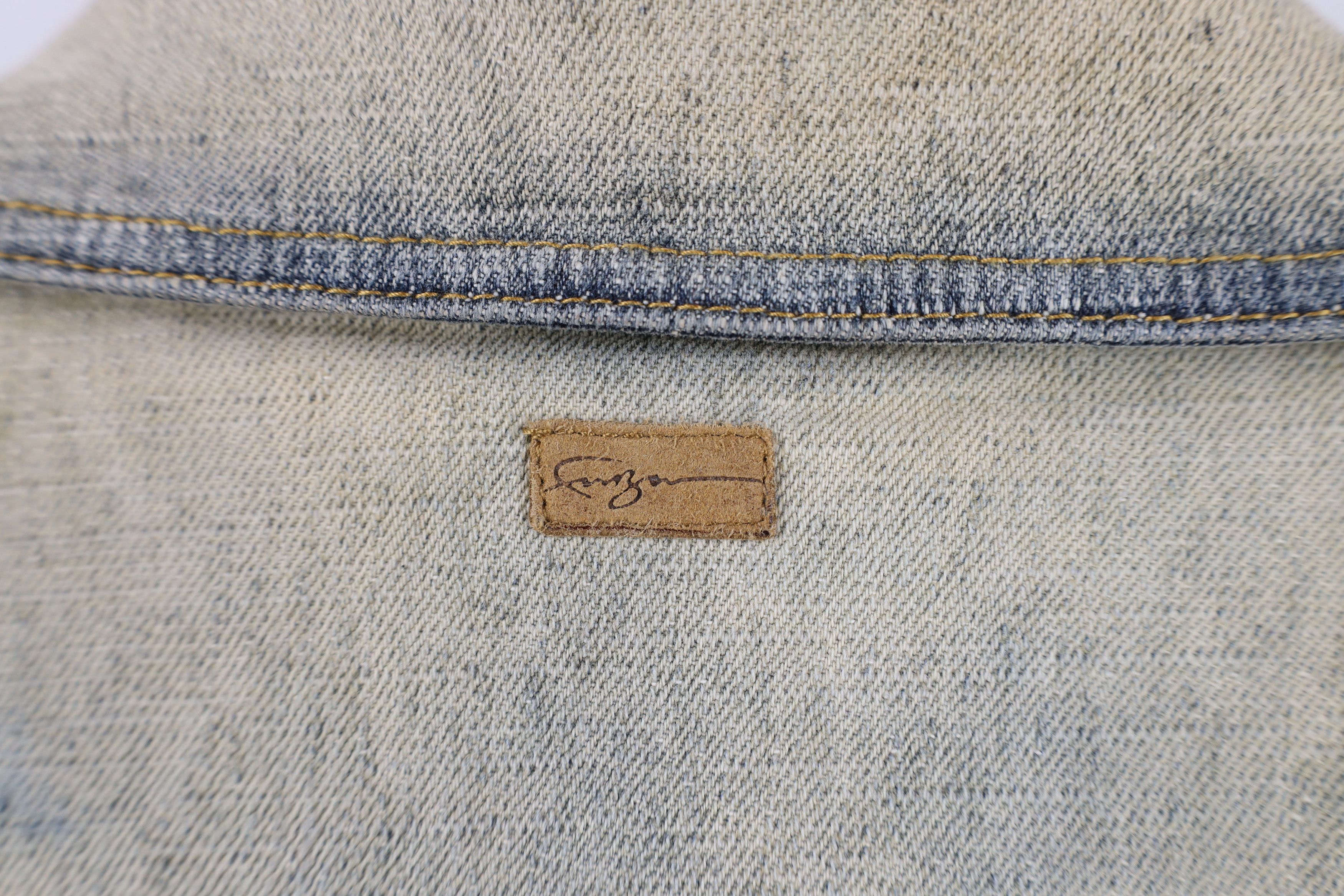 Fubu Vintage FUBU Stretch Denim Jean Trucker Jacket Acid Wash Size XXL / US 16-18 / IT 52-54 - 13 Thumbnail