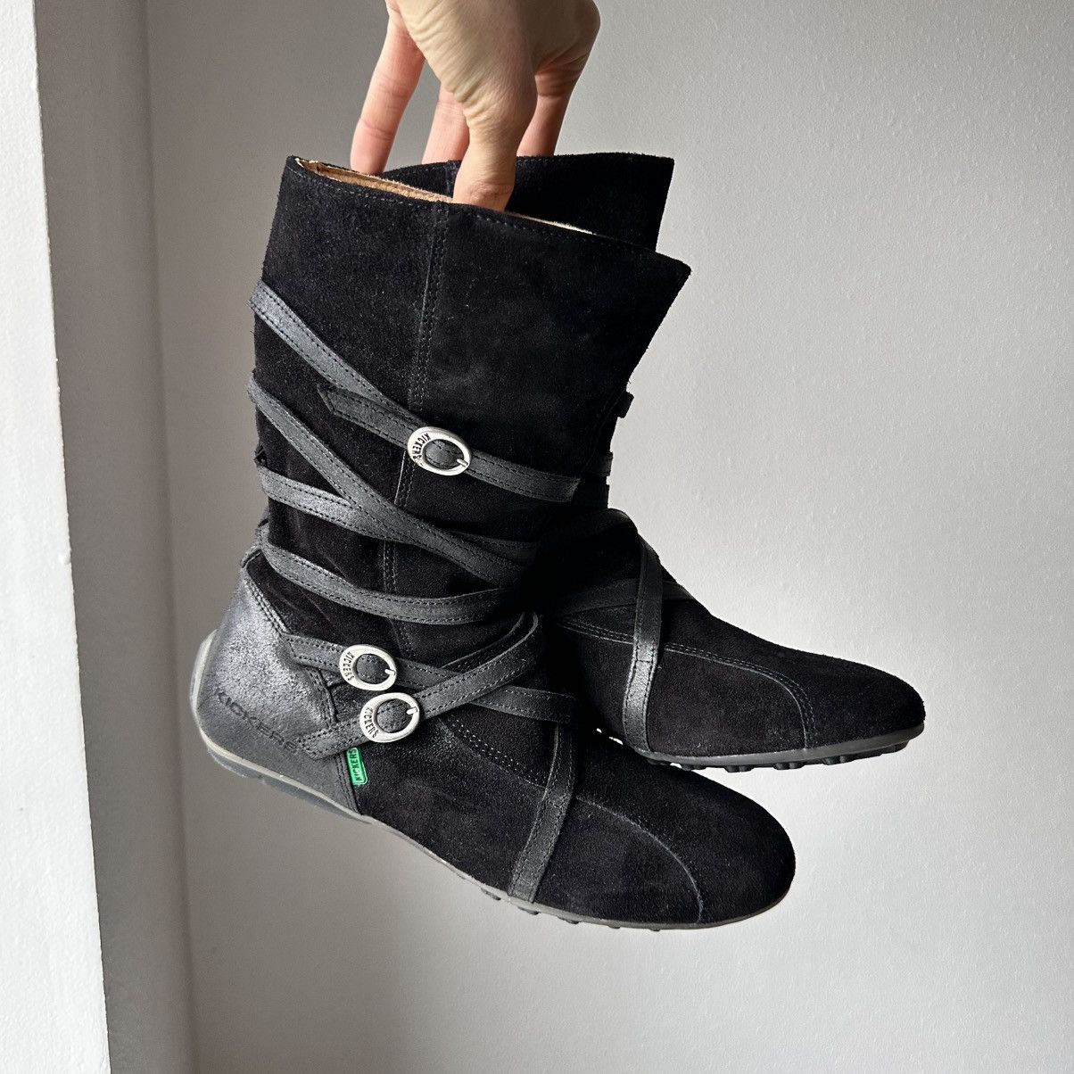 Dirk Bikkembergs 00s Wrap Straps Boxing Biker Boots As 98 Rick Owens Vibe Size US 8 / IT 38 - 3 Thumbnail