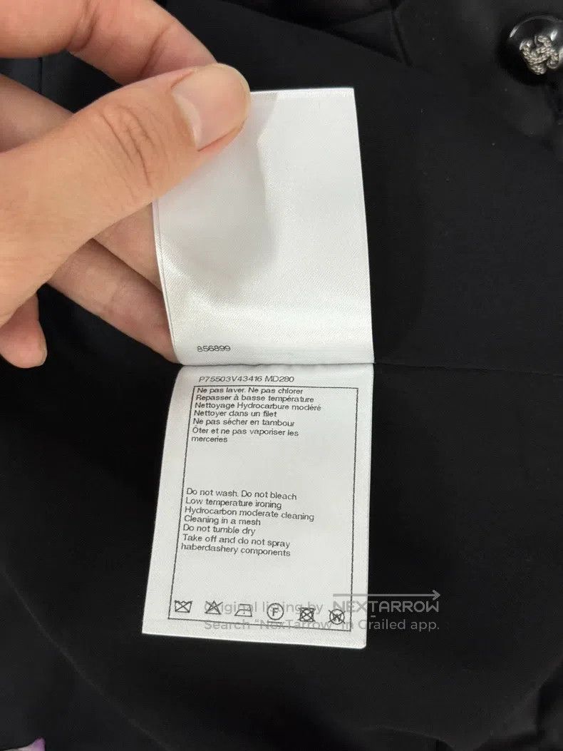 Chanel Chanel Black pleated skirt Size 25" / US 0 / IT 36 - 6 Thumbnail