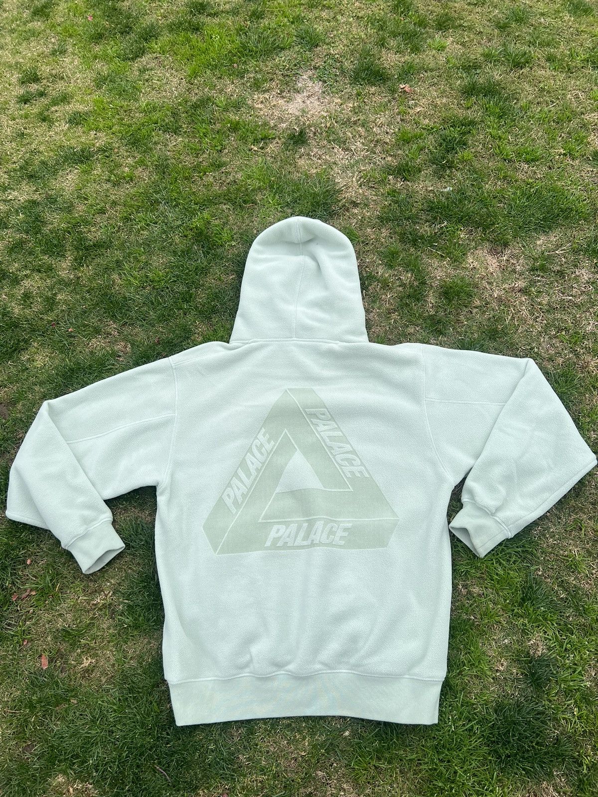 image of Palace Polartec Tri Ferg Sherpa XL in Sage Green, Men's