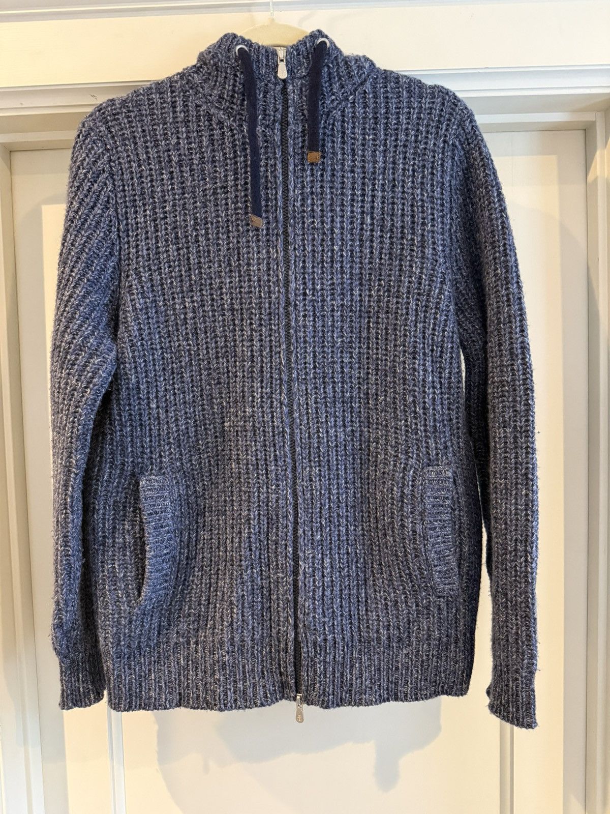 Brunello Cucinelli Brunello Cucinelli Knit Cashmere Zip Hoodie Size US M / EU 48-50 / 2 - 1 Thumbnail