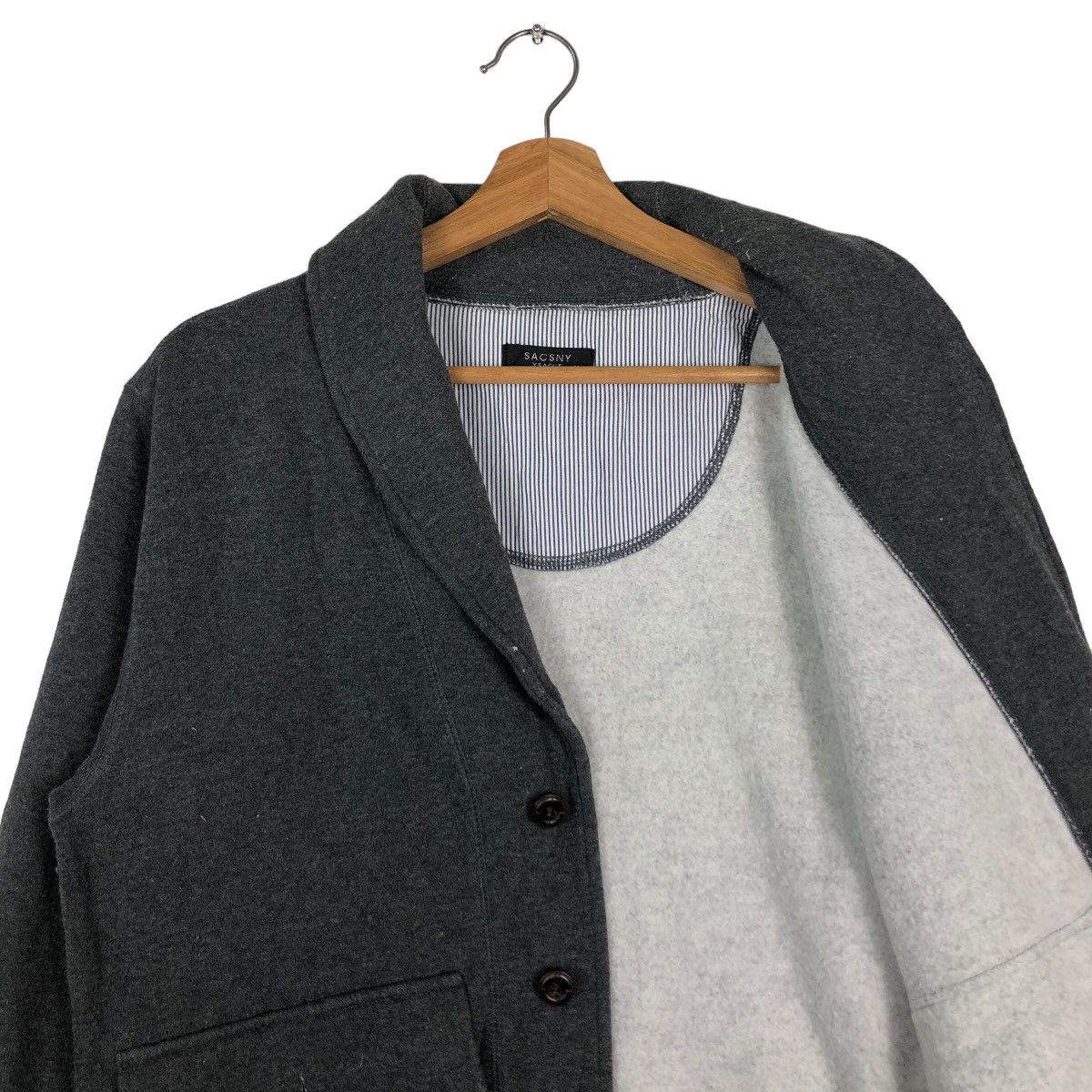 Yohji Yamamoto 🔥Vintage Cardigan Jacket Bomber Design Sacsny Y’S Accs Size US M / EU 48-50 / 2 - 12 Thumbnail