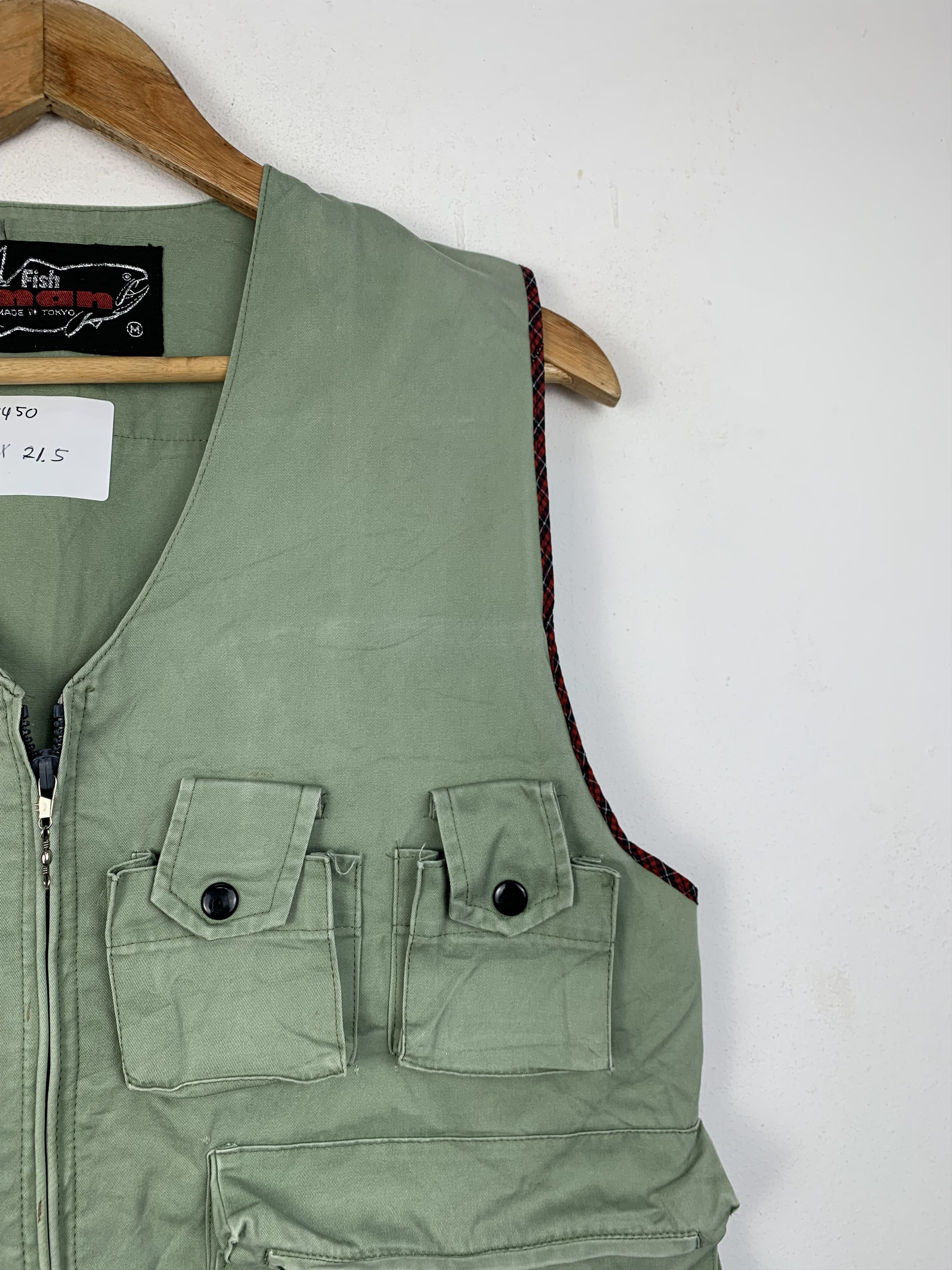 Japanese Brand Vintage Japanese Brand Cargo Fishing Jacket Vest J1450 Size US M / EU 48-50 / 2 - 7 Thumbnail