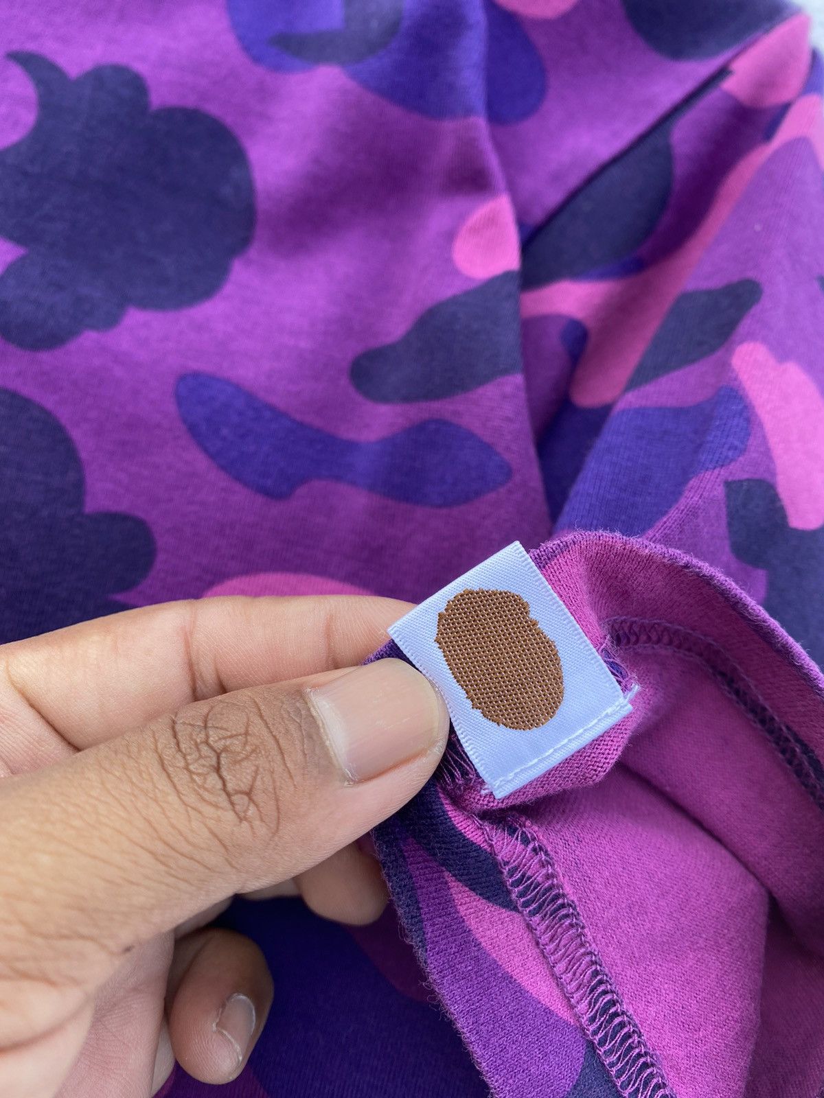 Bape Rare Bape Shark Camo Purple Tshirt Size US M / EU 48-50 / 2 - 7 Thumbnail