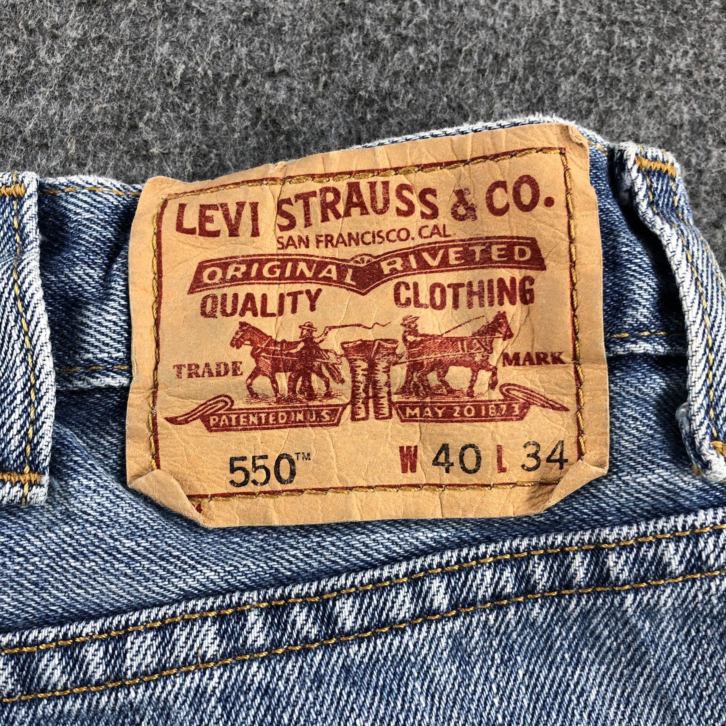 Levi's Vintage Light Wash Levis 550 Jeans-J2186 Size US 38 / EU 54 - 5 Thumbnail