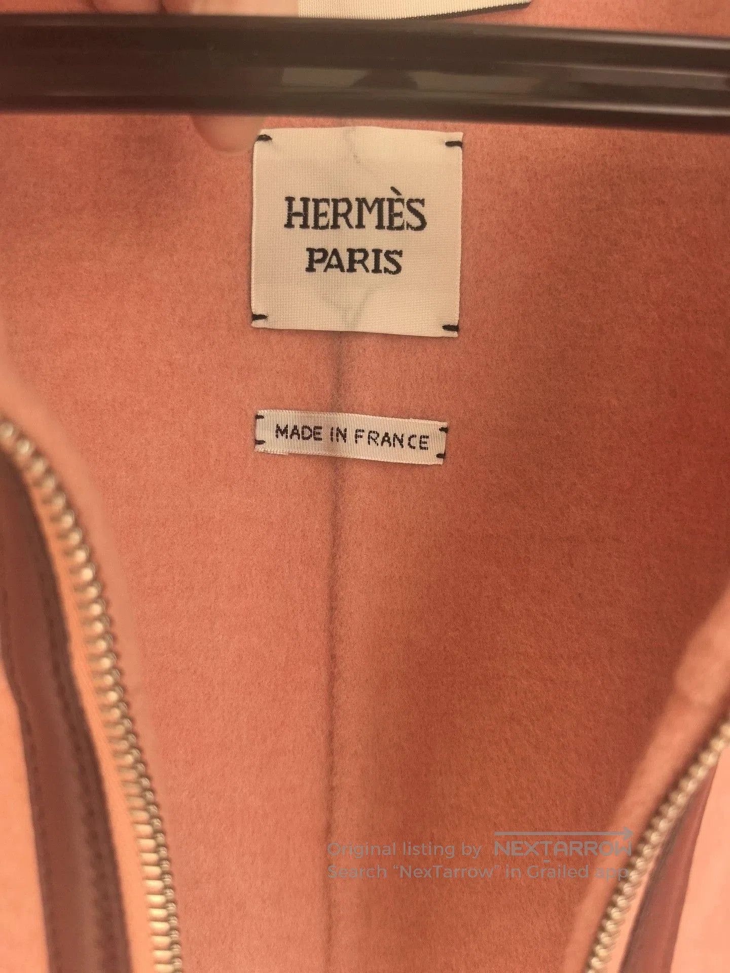 Hermes hermes pink short cashmere jacket. Size US XS / EU 42 / 0 - 2 Thumbnail