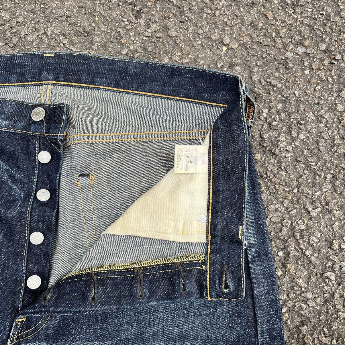 Levi's Vintage Clothing Levis LVC 501XX 66501 Big E Japan Selvedge Red Line Denim Size US 35 - 7 Thumbnail