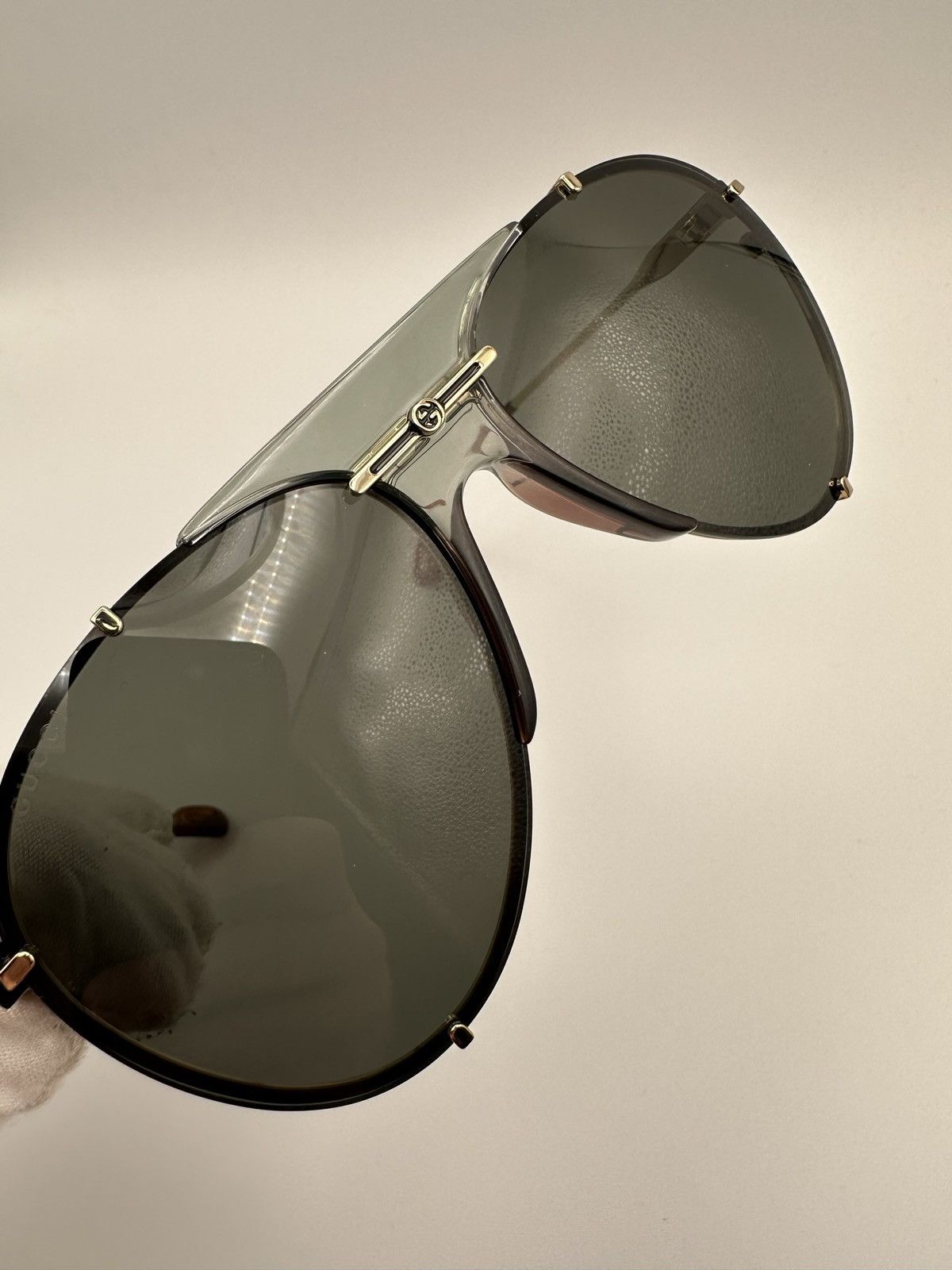 Gucci Gucci Aviator Sunglasses Size ONE SIZE - 4 Thumbnail